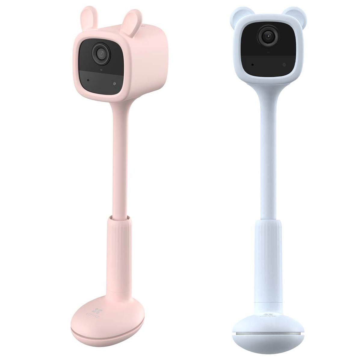 EZVIZ Video-Babyphone BM1 Batteriebetriebener Baby-Monitor / Kamera- Babyphone, Nachtsicht, Wiedergabe von beruhigender Musik, Erkennung von  Weinen, Verlassen des Kinderbettes, Babyaktivität