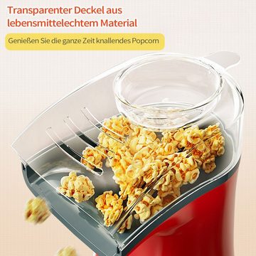 Gontence Popcornmaschine 1200W, Heißluftpopcorn