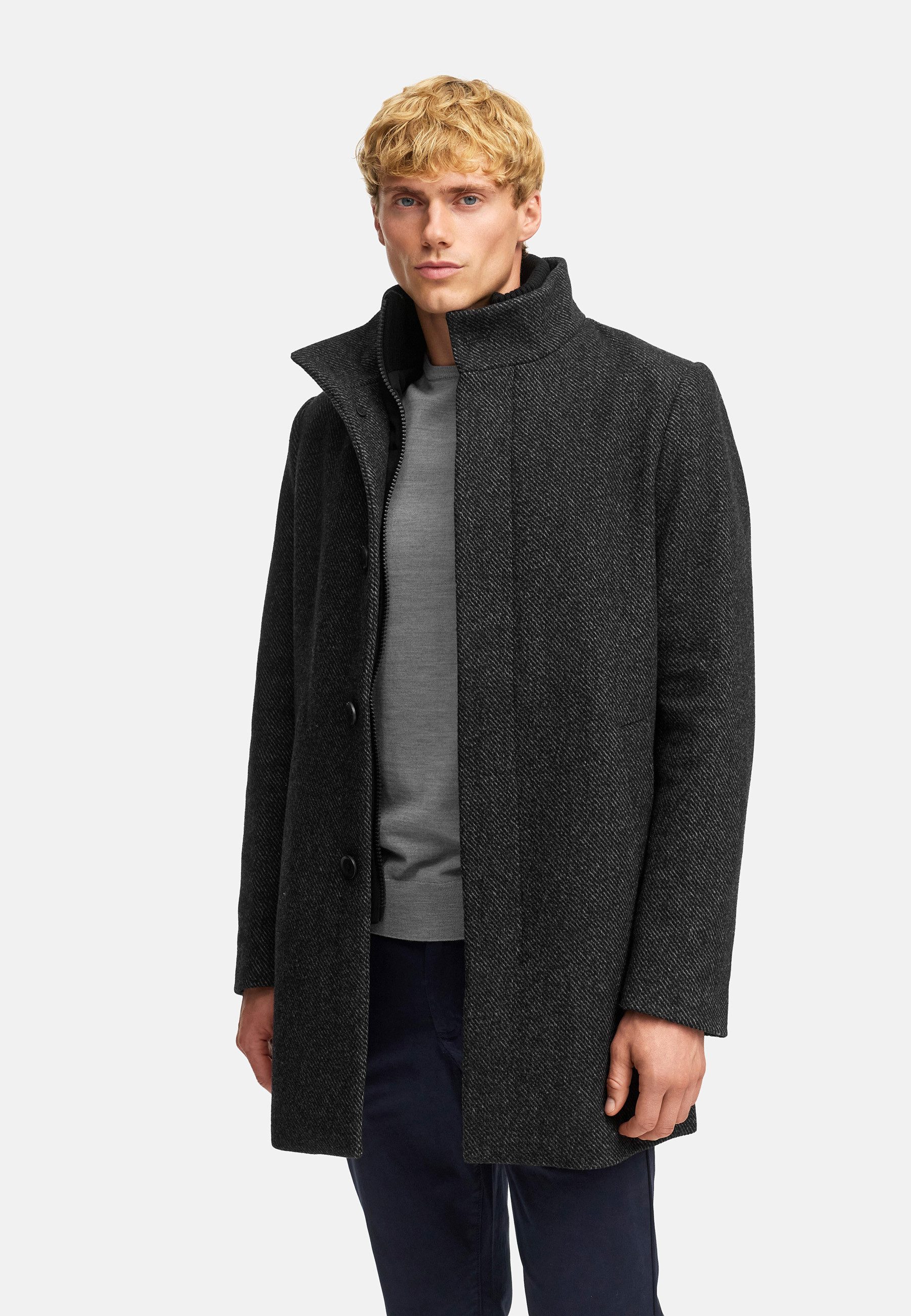 Kronstadt Wollmantel Herren KSChess Winter Mantel Herrenmantel Eleganter Wo günstig online kaufen