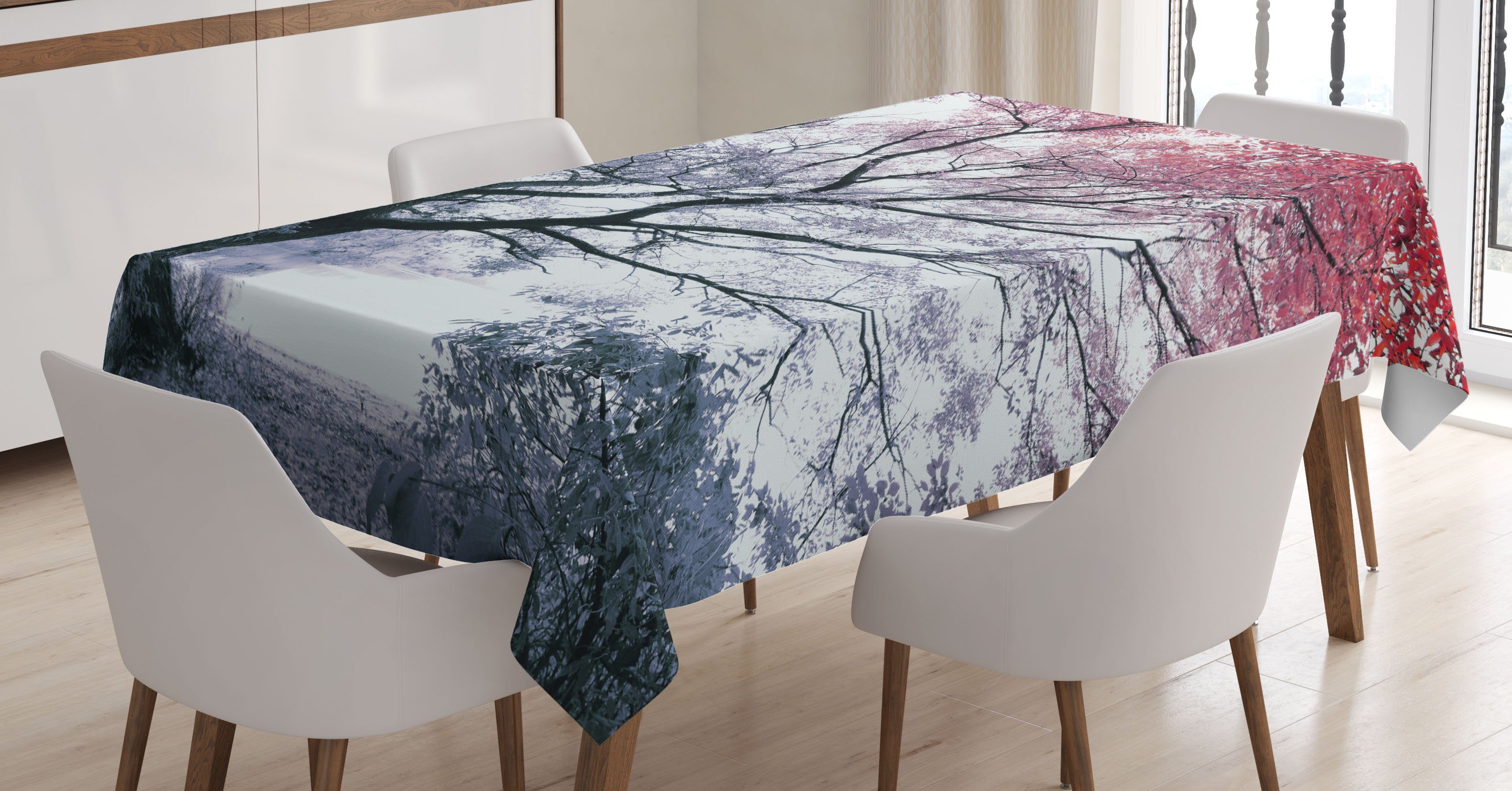 Abakuhaus Tischdecke Abstrakte Klare Baum Farbfest den geeignet Dramatischer bunte Bereich Außen Für Waschbar Farben