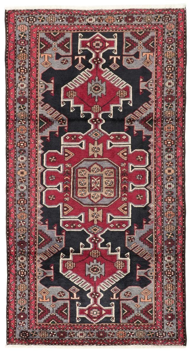 rechteckig, Handgeknüpfter 8 109x196 Trading, mm / Perserteppich, Höhe: Hamadan Orientteppich Nain Orientteppich