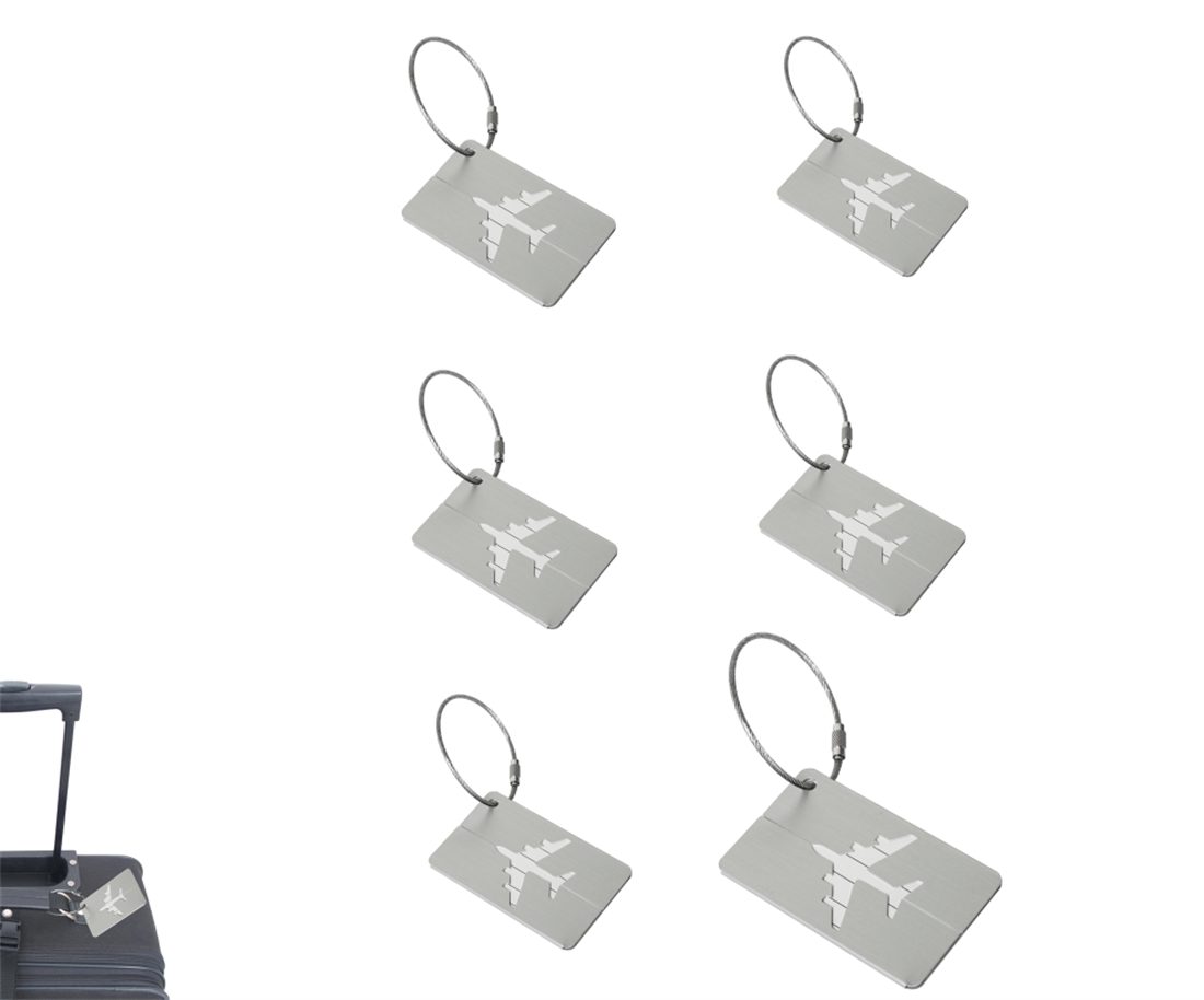 Maria Etiketten Gepäckanhänger aus Metall, Hangtag aus Aluminium, Geeignet für Reisekoffer, Rucksäcke, Handtaschen