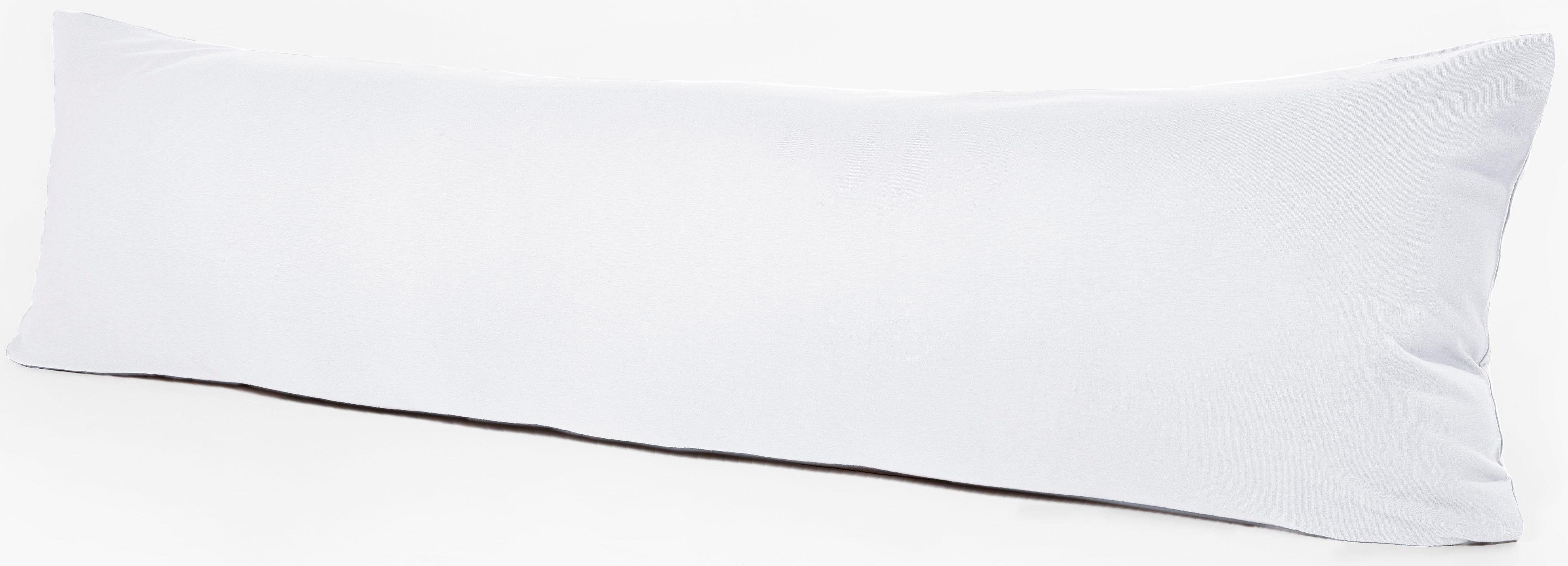 Kissenbezug Seitenschläferkissen, Primera (1 Stück), Feinjersey-Qualität in weicher weiß