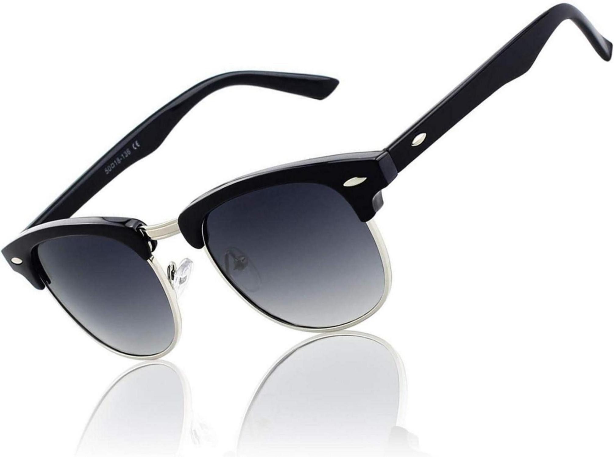 Retrosonnenbrille Sonnenbrille Retro Vintage Polarisiert UV400 Schutz Halbrahmen