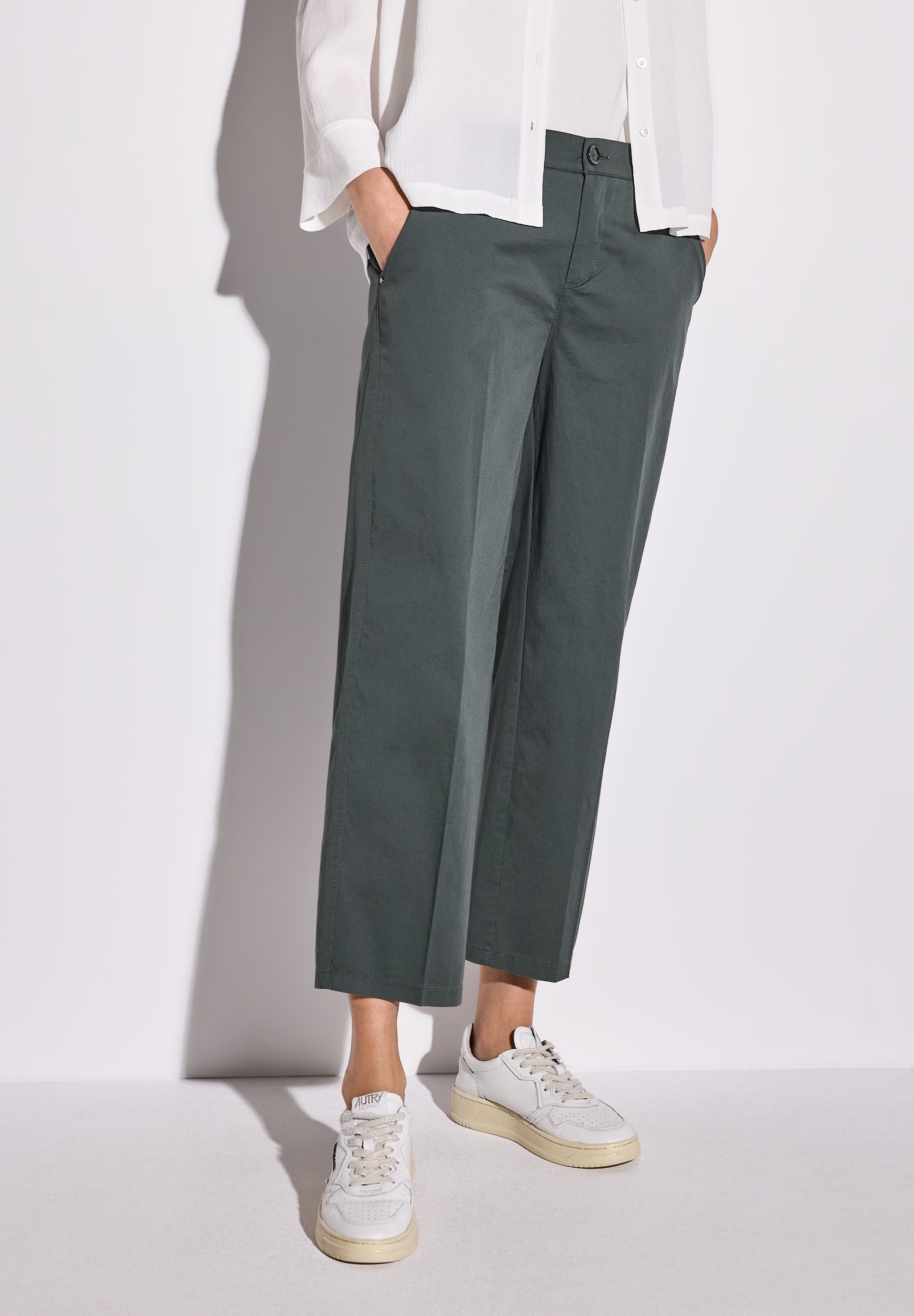 STREET ONE Chinohose mit elastischem Bund günstig online kaufen