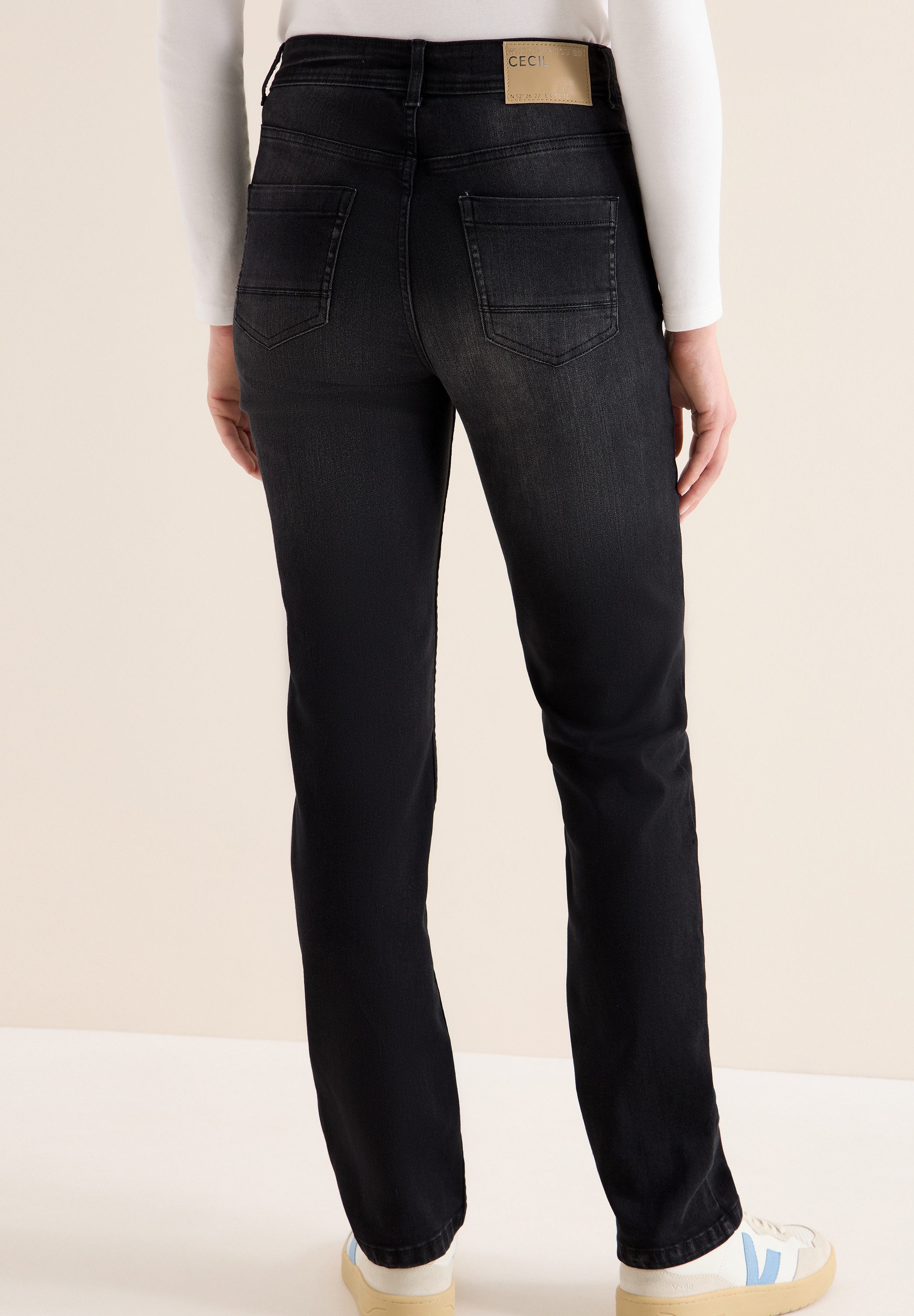 CECIL Straight-Jeans Style Toronto mit Stretch