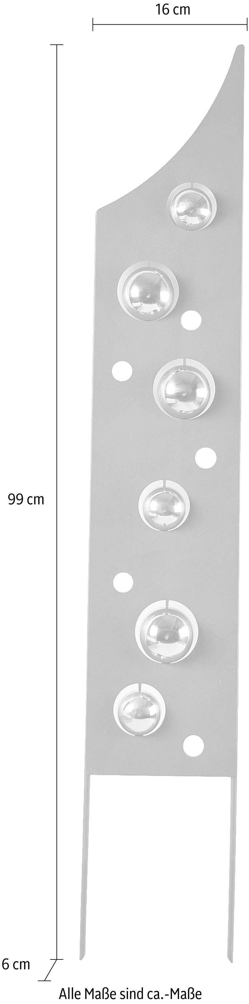 locker Deko-Windrad Rusty Bubbles, in Rostoptik, Materialmix, 99 cm hoch günstig online kaufen