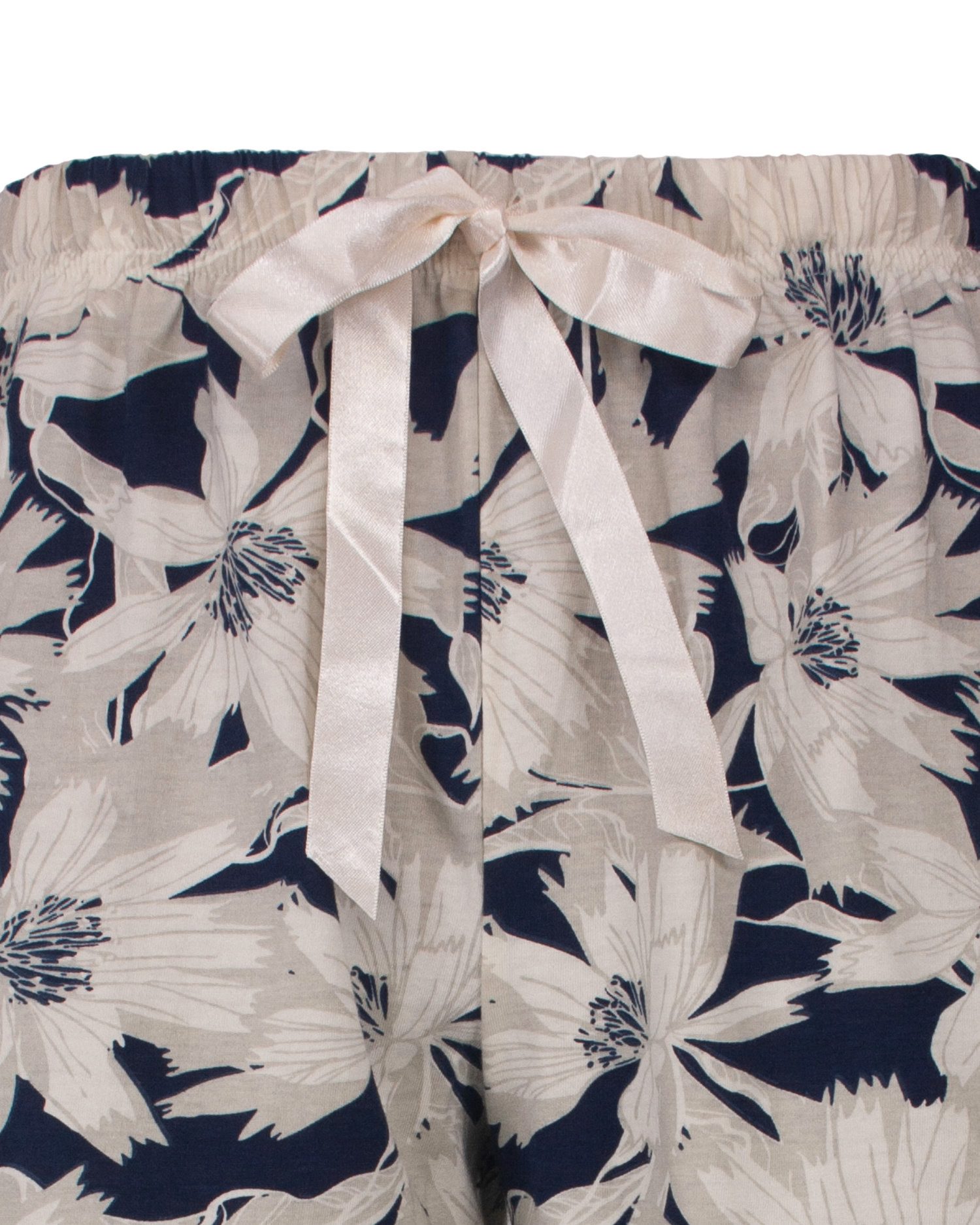 Medaillon Schlafanzug Modischer Damen Pyjama Flower (2 tlg) Baumwolle günstig online kaufen