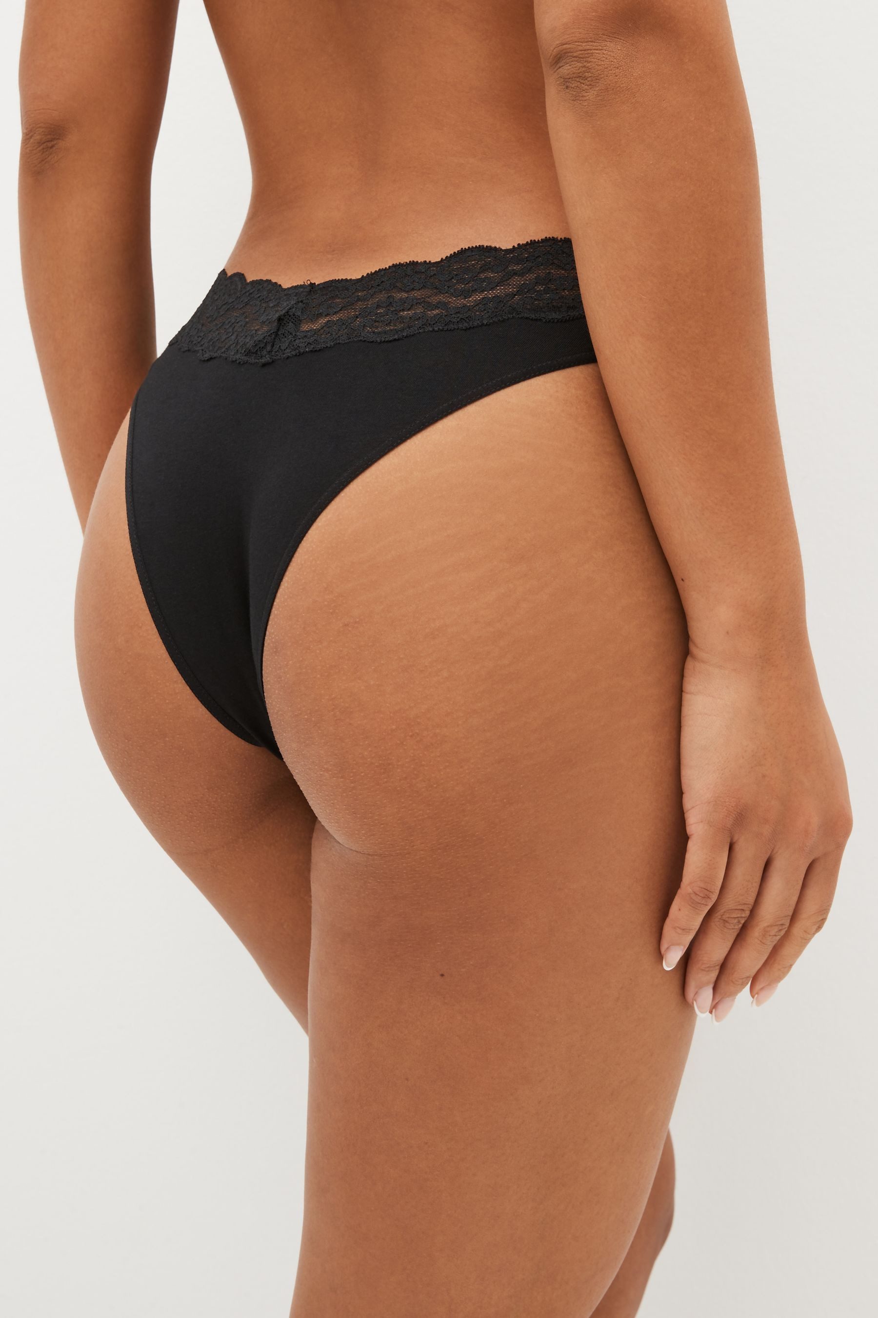 Next Slip 4er-Pack Jazzpants aus Baumwollmischung mit Spitze (4-St) – Bild 2 von 5
