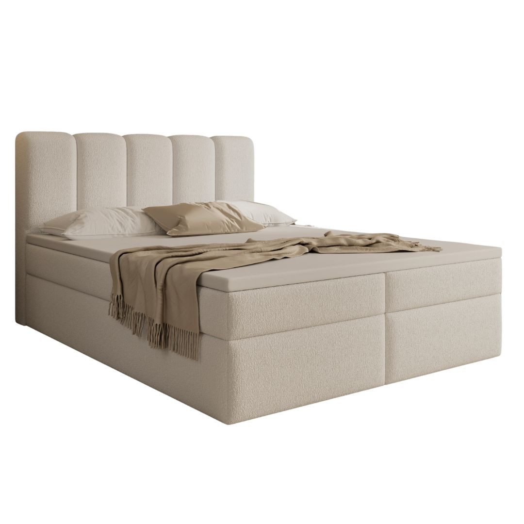 Compleo Boxspringbett COZYS mit 2 Bettkasten, Bonell-matratze und Topper al günstig online kaufen