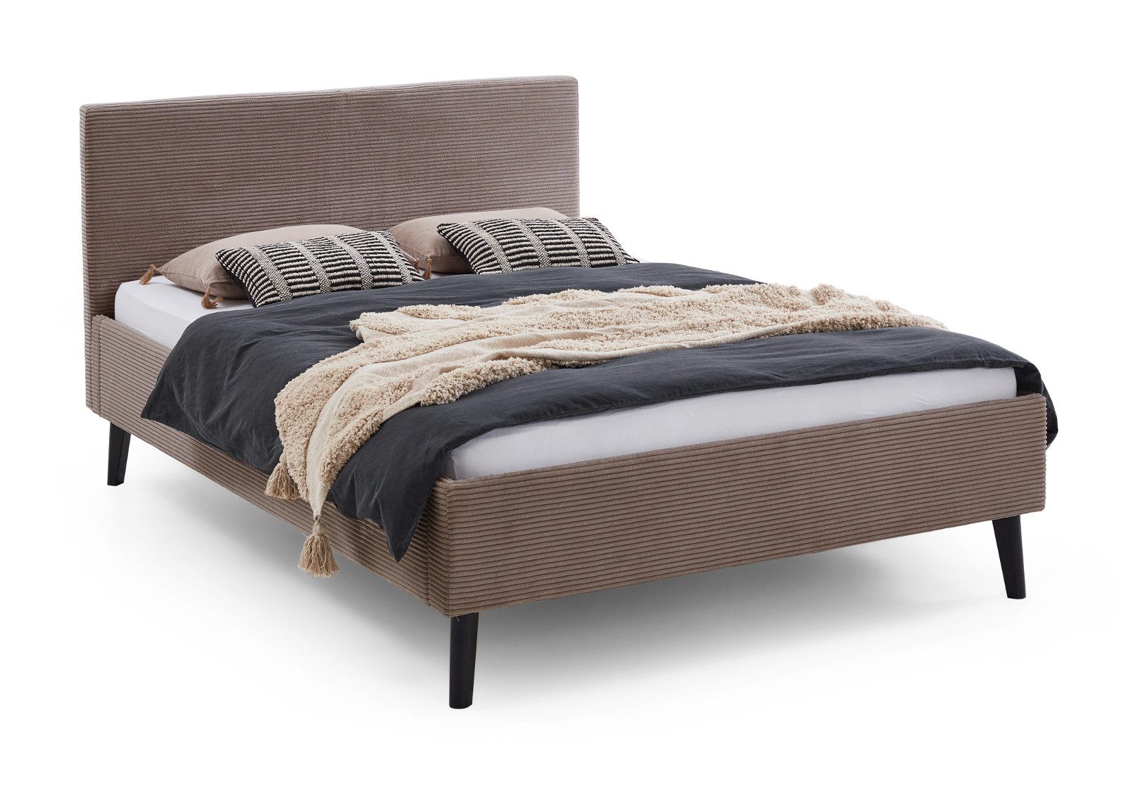 meise.möbel Polsterbett Isola (mit Cordbezug, Einzelbett oder Doppelbett, 140 oder 180 x 200 cm), in 2 Цвета(ов)
