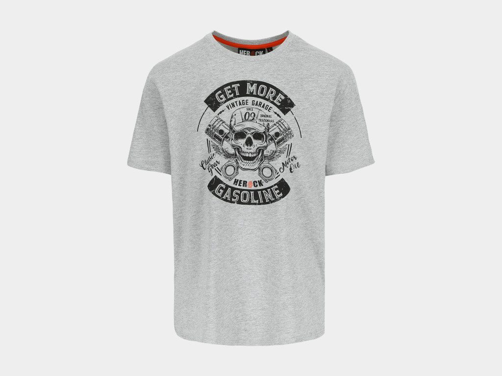 Herock Print-Shirt Gasoline kurzärmlig mit HEROCK®-Aufdruck