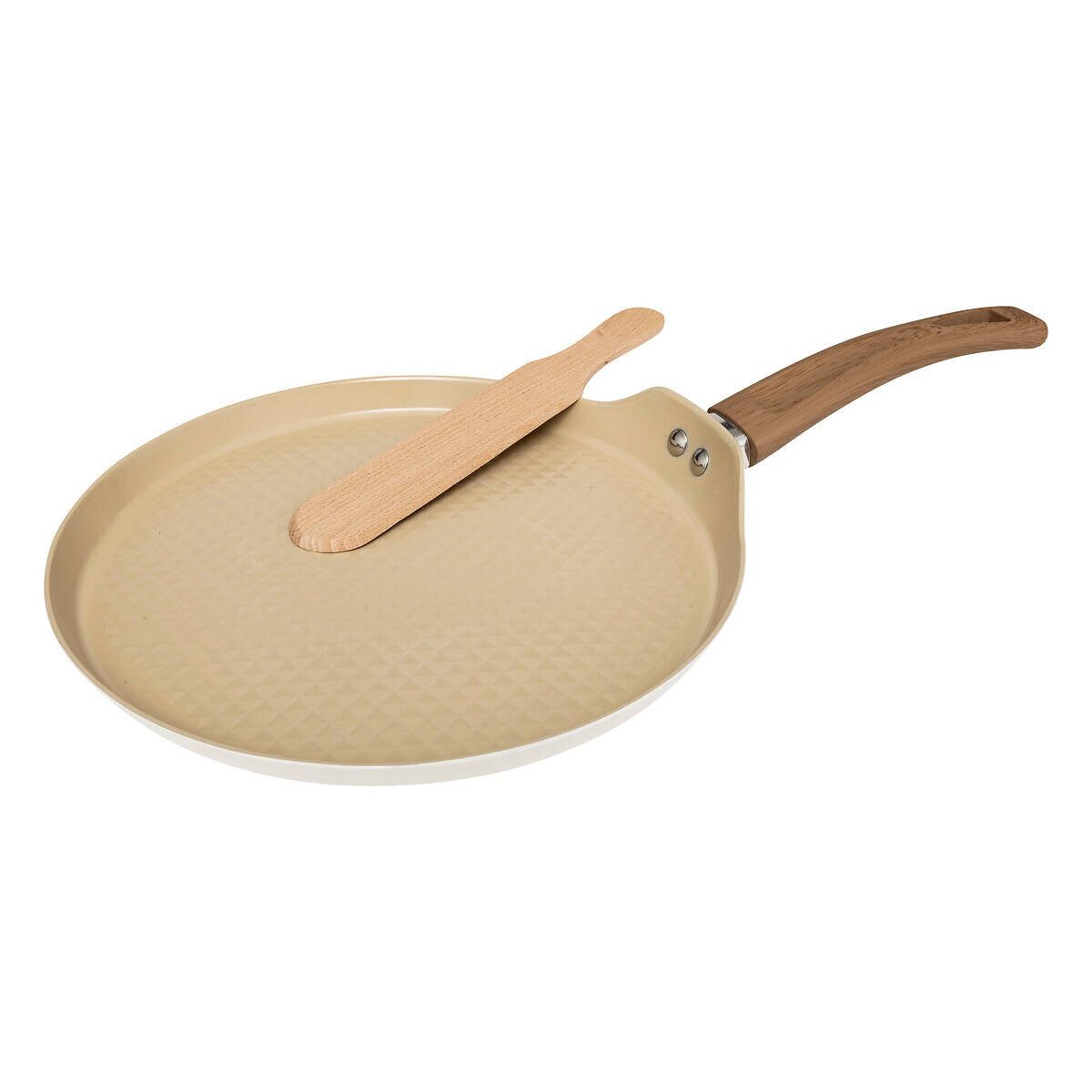 5five Simply Smart Bratpfanne Pfannkuchenpfanne HARMONY, Ø 26,6 cm + Pfannenwender, Aluminium (Einzaln)