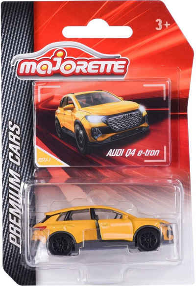 majORETTE Spielzeug-Auto Spielzeugauto Premium Cars Audi Q4 e-tron gelb 212053052Q34