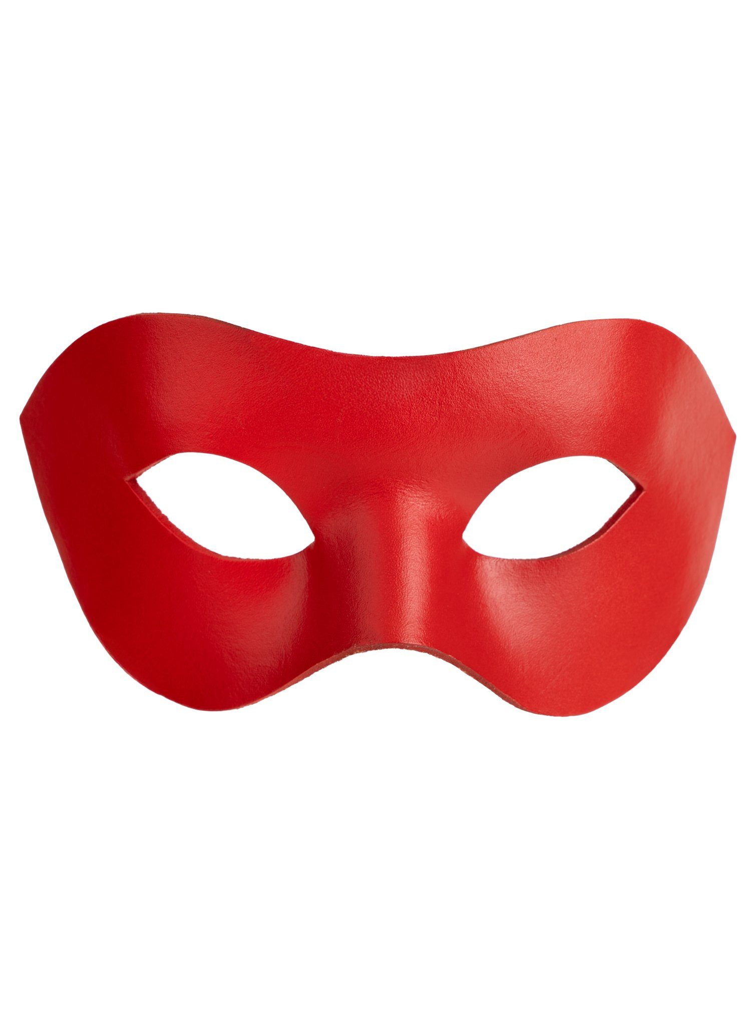 Andracor Verkleidungsmaske Colombina Liscia rot, Eine Ledermaske im venezianischen Stil wie diese wird bei Andracor in
