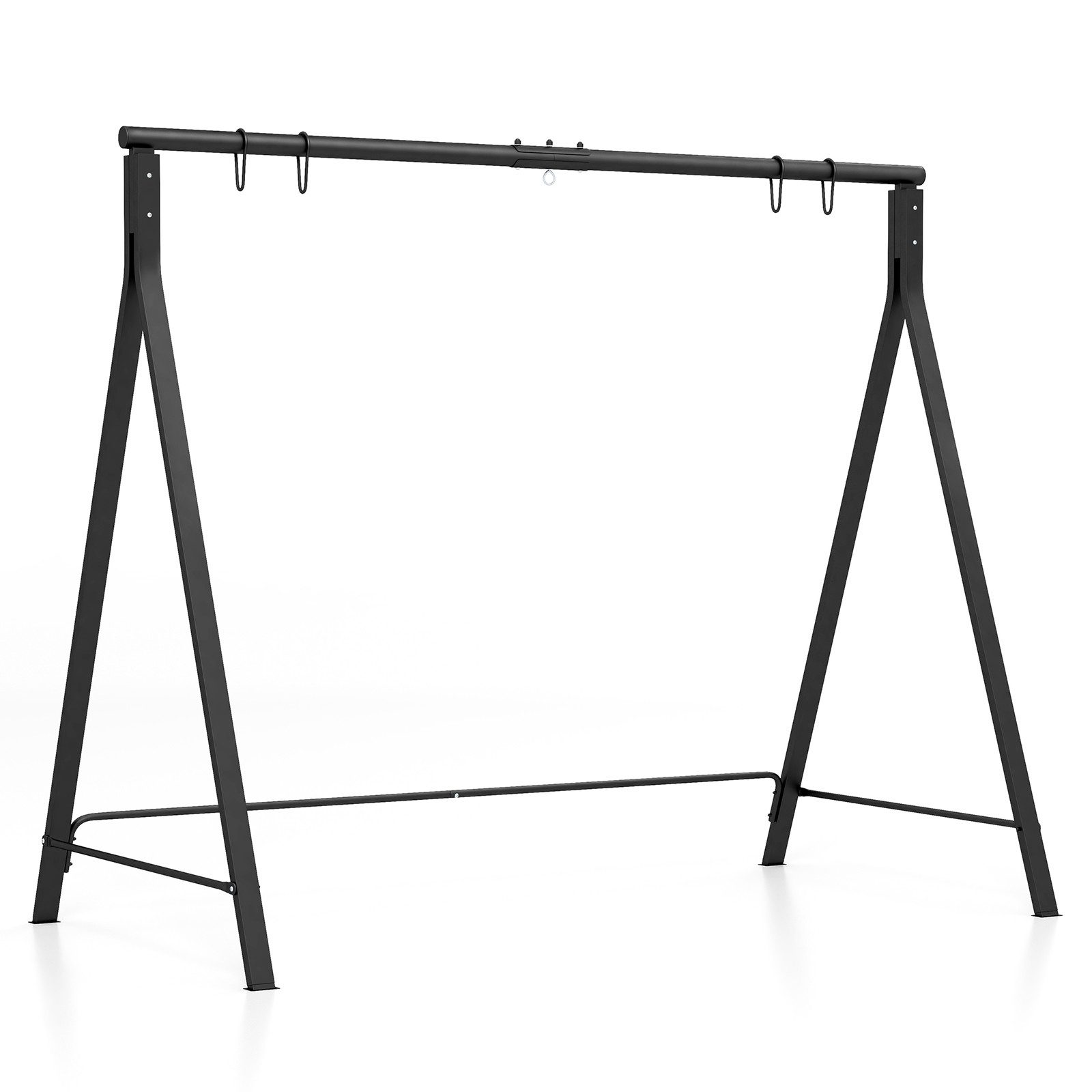 COSTWAY Schaukelgestell, Schaukelgerüst aus Metall, bis 120kg