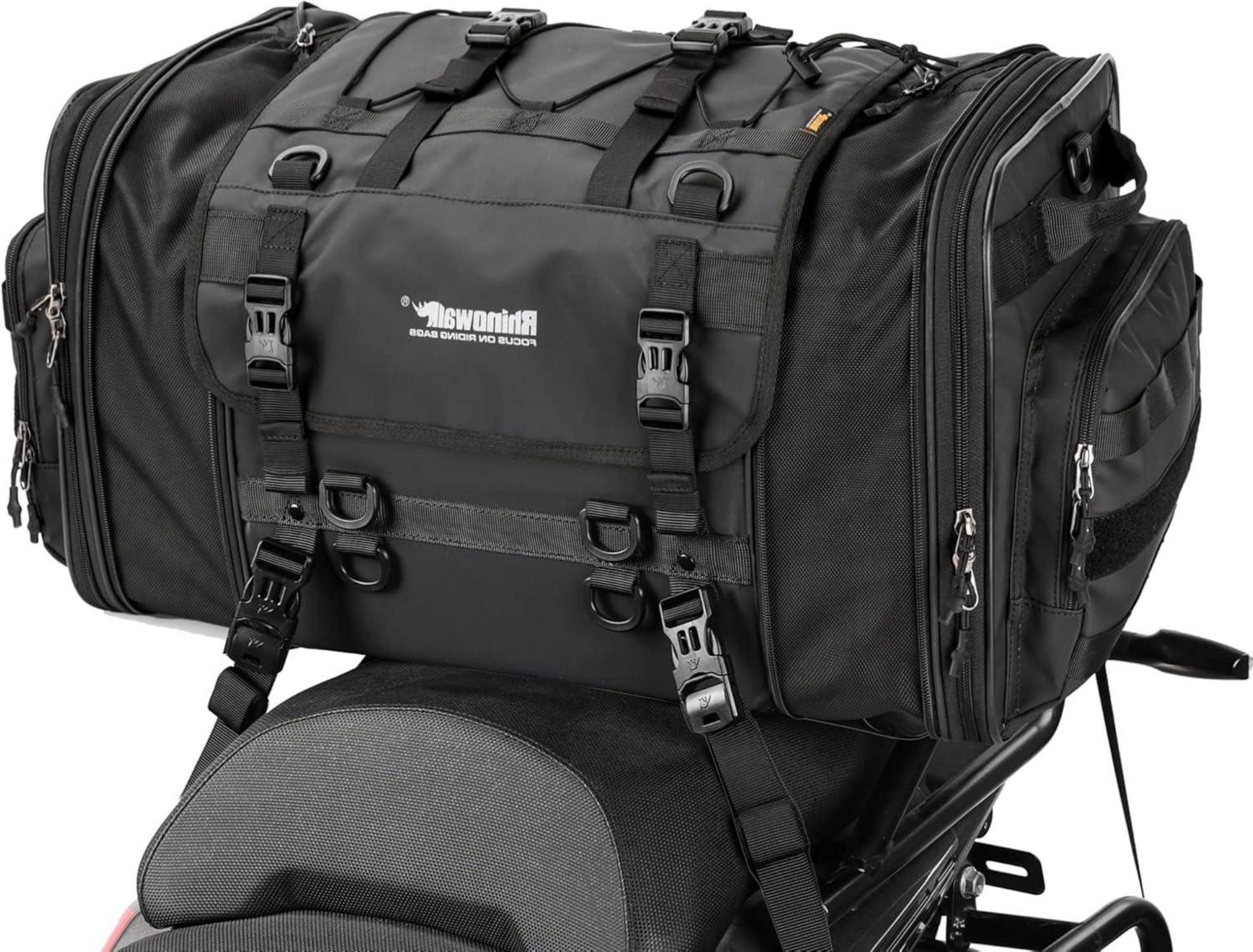 Roller-Gepäckträger Hecktasche Motorrad Gepäckrolle 60L Erweiterbar Wasserdicht