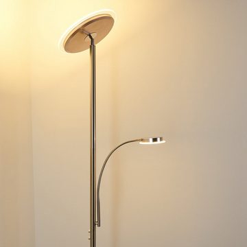 hofstein Deckenfluter LED Design Wohn Schlaf Zimmer Leuchten Touchdimmer Boden Stand Steh