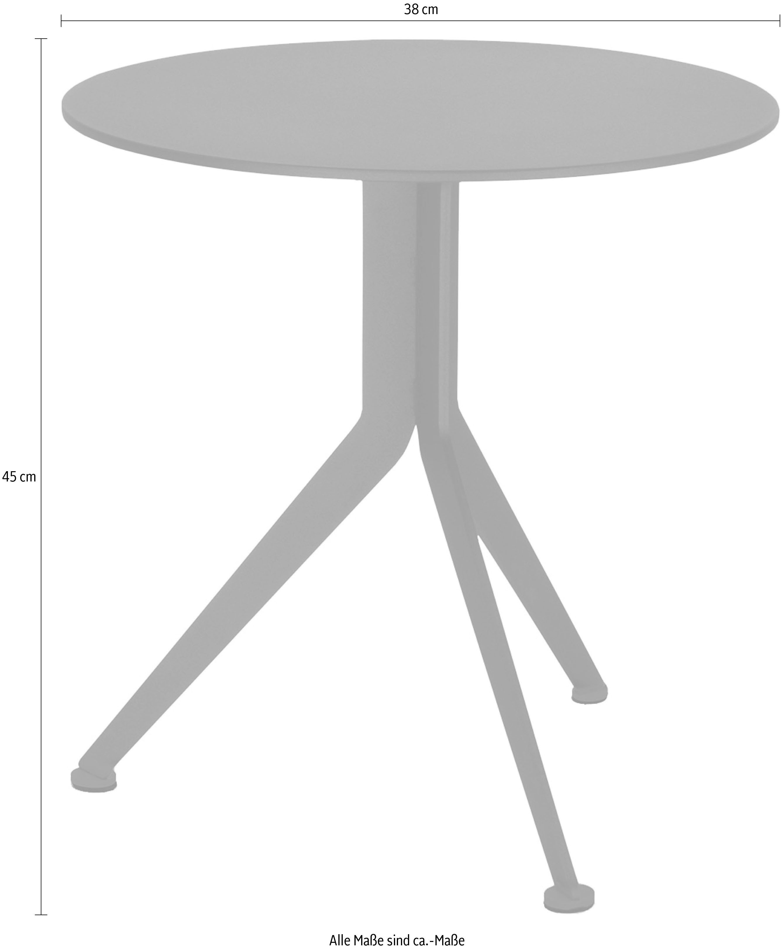 Spinder Design Beistelltisch DALEY HIGH, Beistelltisch aus Stahl