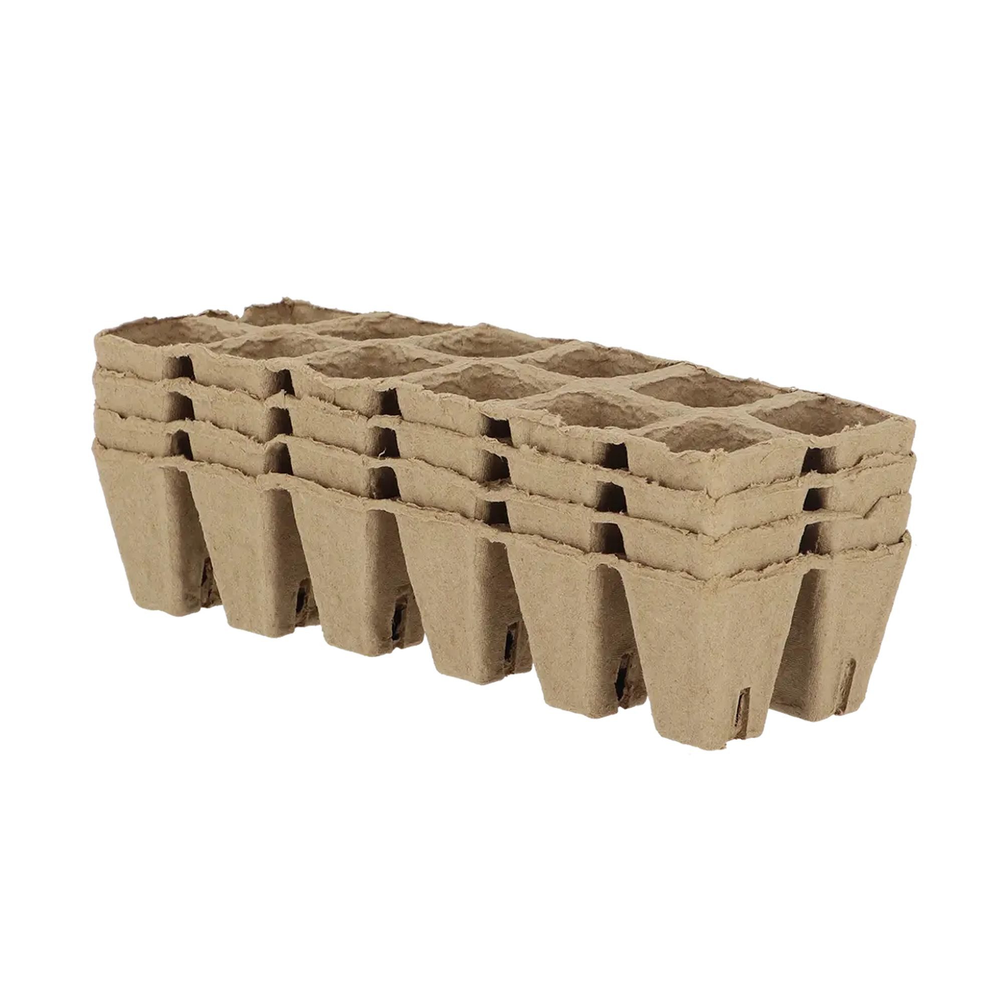 Esschert Design BV Anzuchttopf Garten Anzuchtplatte L 4er Set
