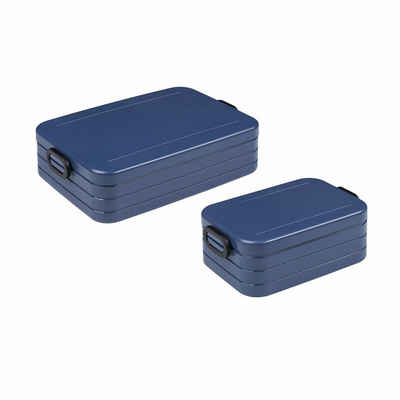 Mepal Lunchbox »TAKE A BREAK Bento-Lunchboxen Midi+Large 2er Set«, Material-Mix, (2-tlg), Spülmaschinengeeignet, BPA-frei