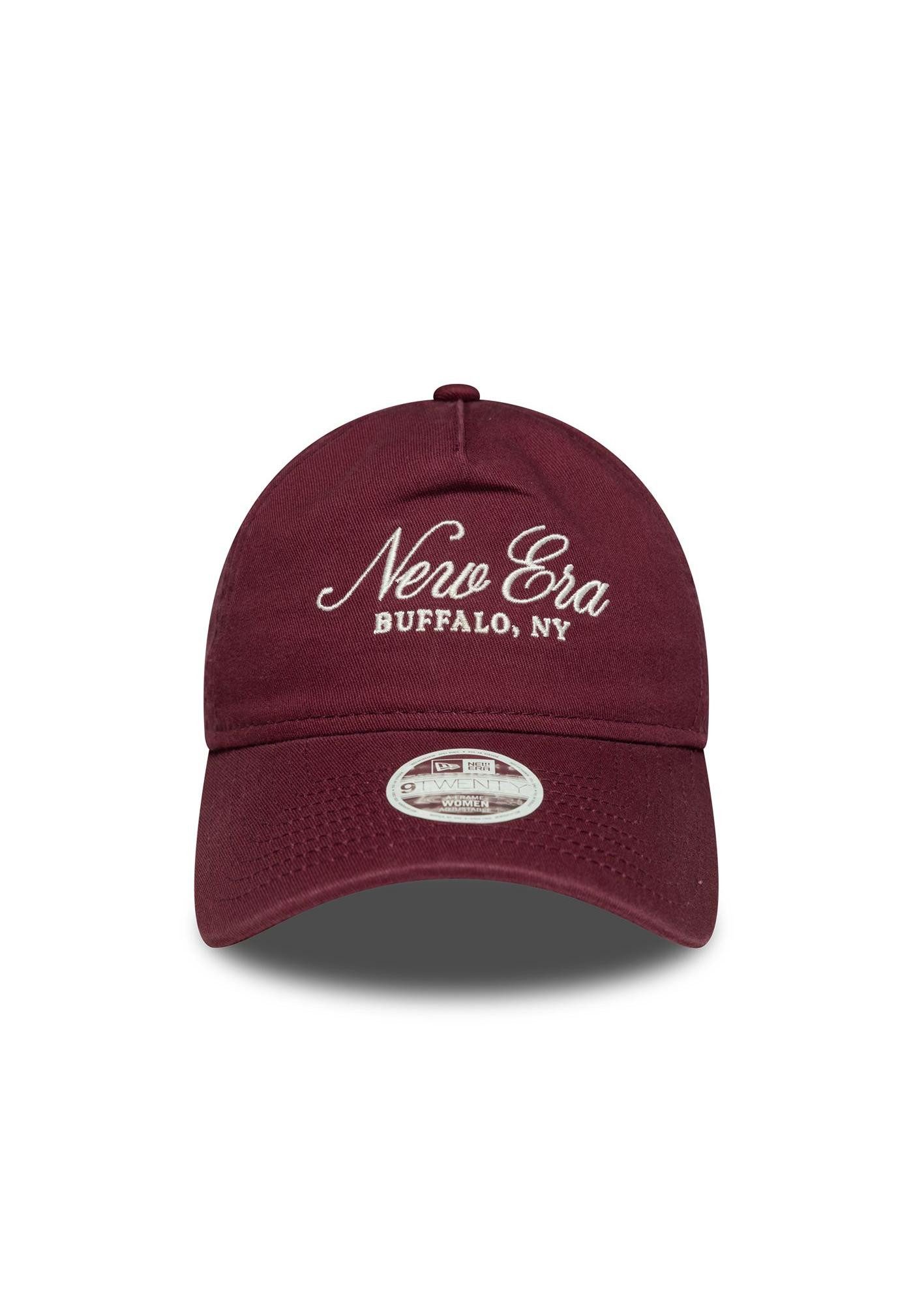 New Era Baseball Cap New Era NE Script 9Twenty A-Frame Women Cap Weinrot (1-St)