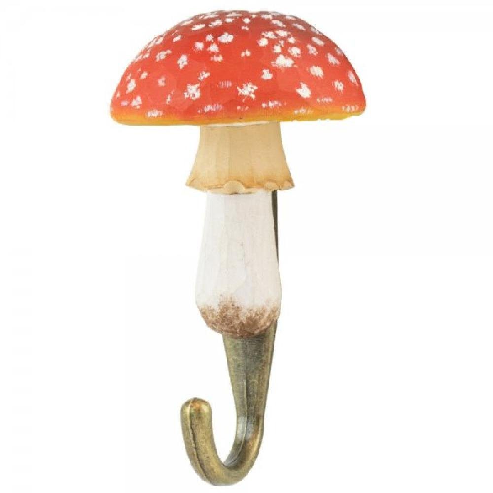 Wildlife Garden Garderobenhaken Kleiderhaken DecoHook Fliegenpilz Rot günstig online kaufen