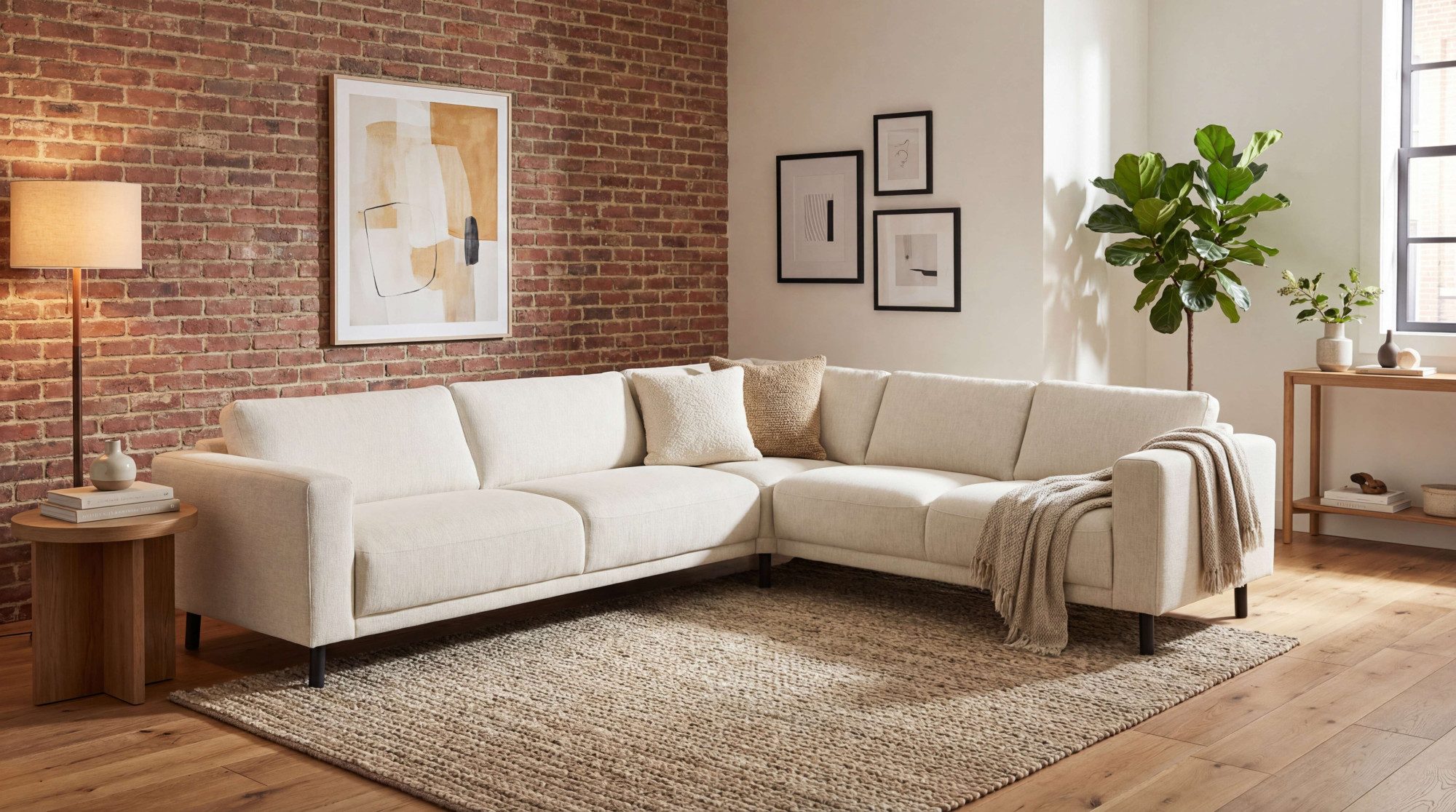 OTTO home Ecksofa Sveeva, L-Form, B.288 cm, schwarze Metallfüße, langlebiger Webstoff, mit Wellenunterfederung, viele Farben