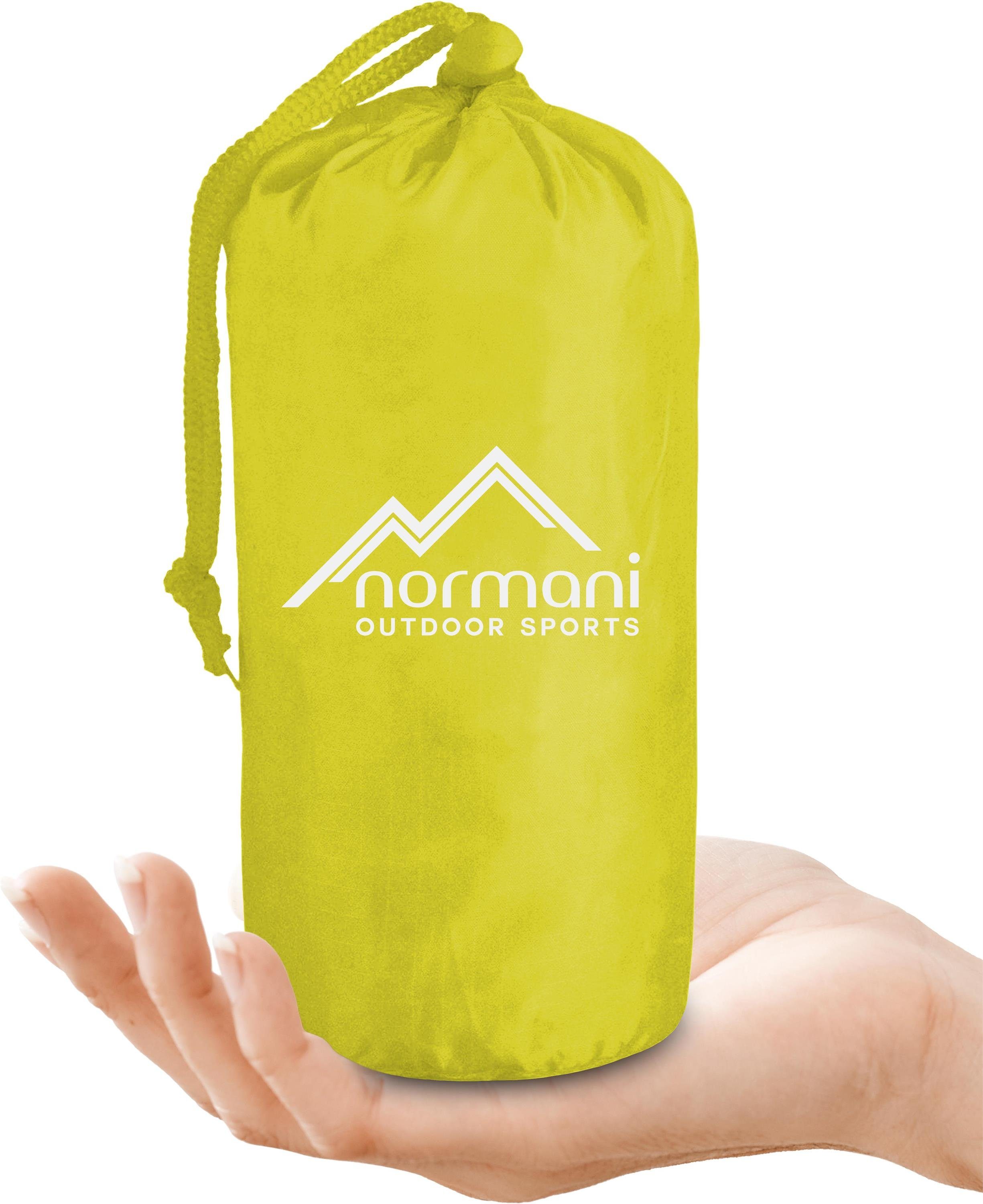 Regenüberzug, in Handgepäckgröße Rucksack 3-in-1 Reisetasche mit Trolleyfunktion L normani 37 und Gelb Reisetasche