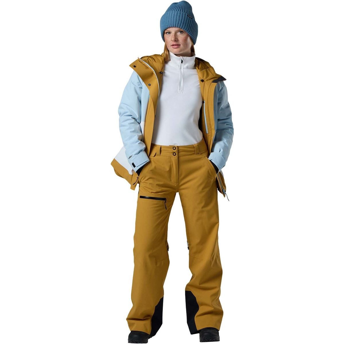 Rossignol Skihose W Outerlimits Insulated Pant Wasserdichte Damen-Skihose mit recycelter Isolierung, ideal für