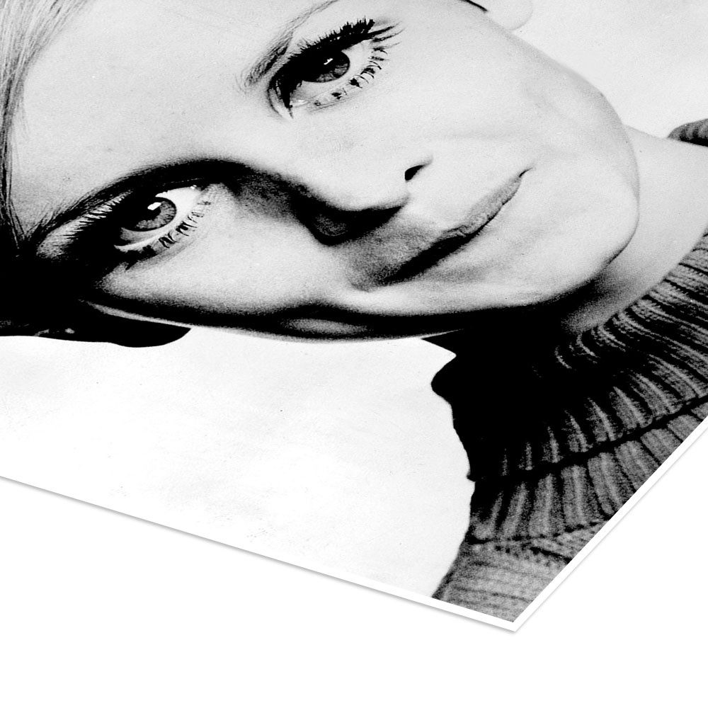Posterlounge Wandbild Kesse Twiggy, Celebrity Collection, erhältlich als Poster, Leinwandbild, Wandsticker oder Acrylglasbild