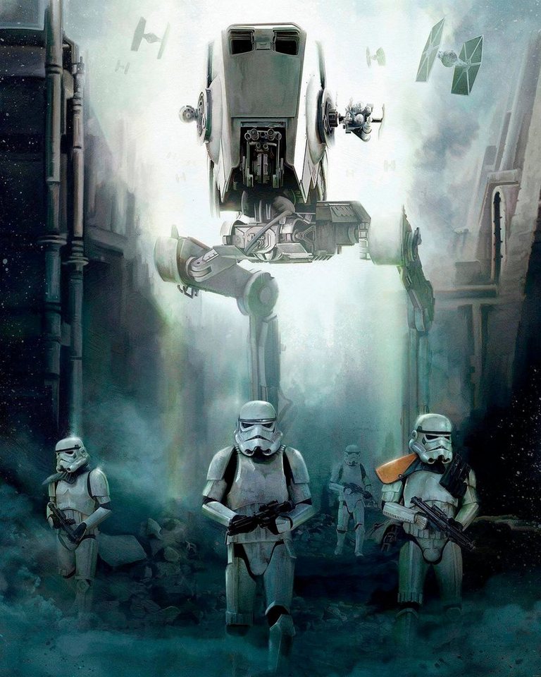 Komar Vliestapete Star Wars Imperial Forces, (1 St), 200x250 cm (Breite x  Höhe), Vliestapete, 100 cm Bahnbreite