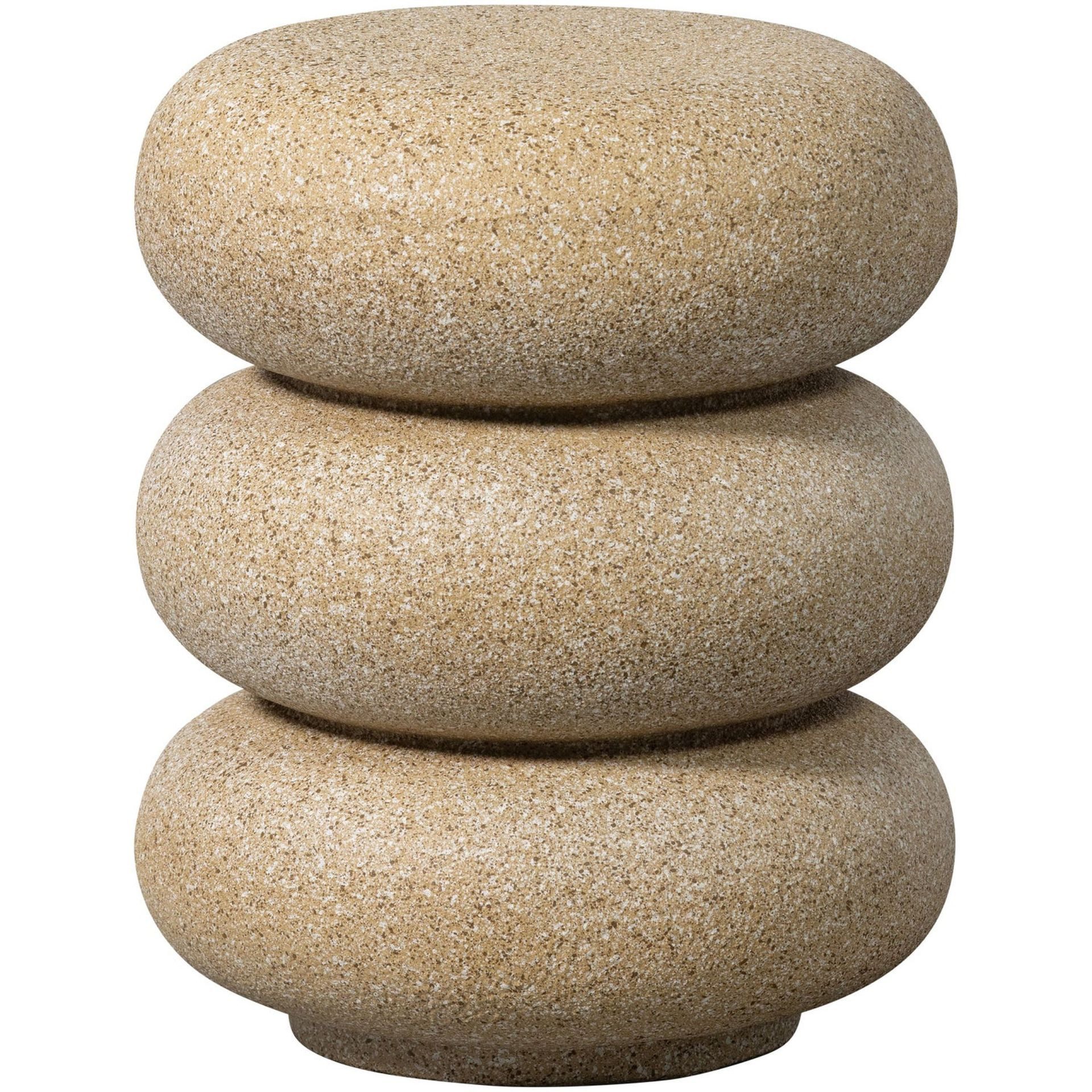 WOOOD Beistelltisch Couchtisch Laurel Organic Stone 50 cm
