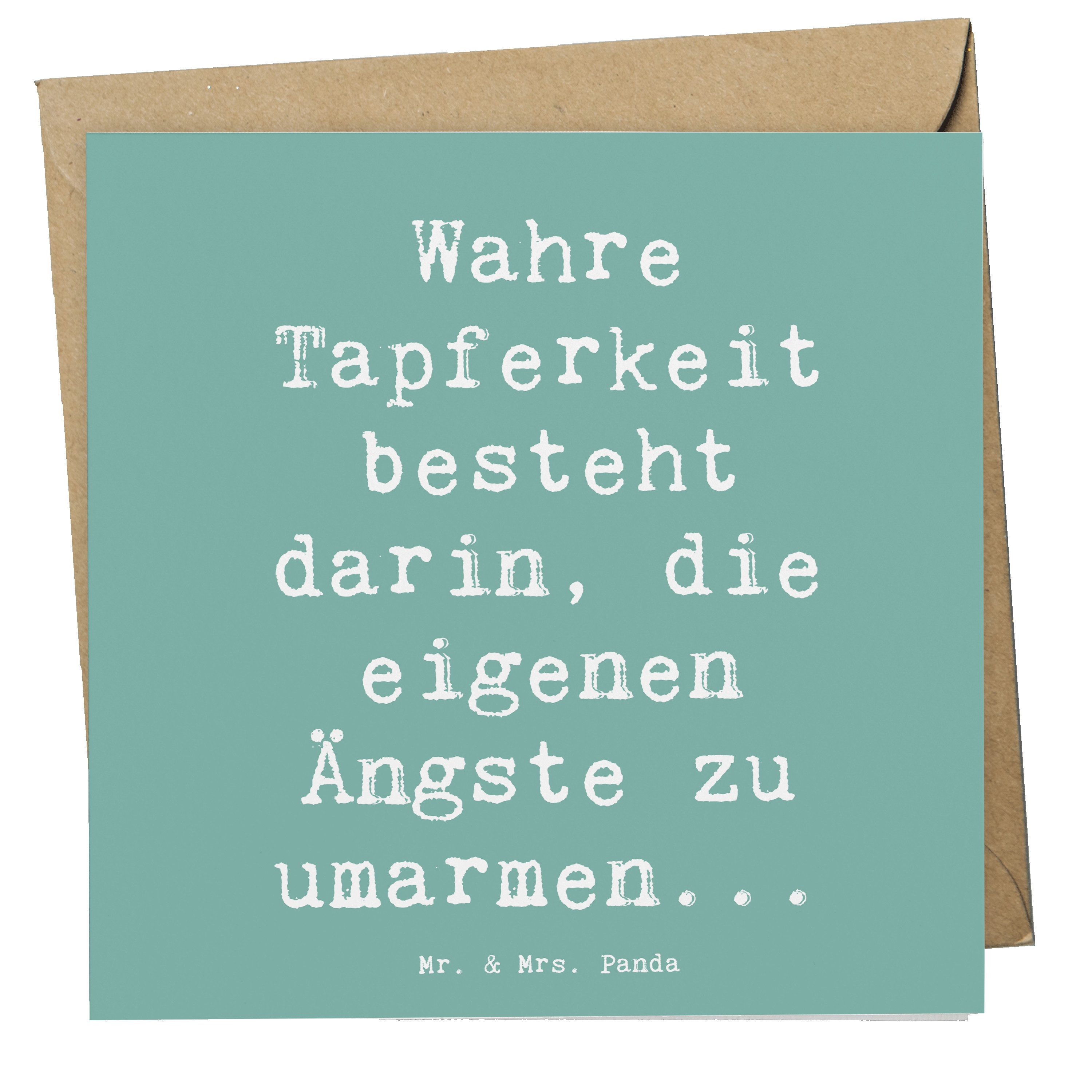 Grußkarte Tapferkeit Umarmung - Meeresbrise - Geschenk, Mut, Motivation, Einlad