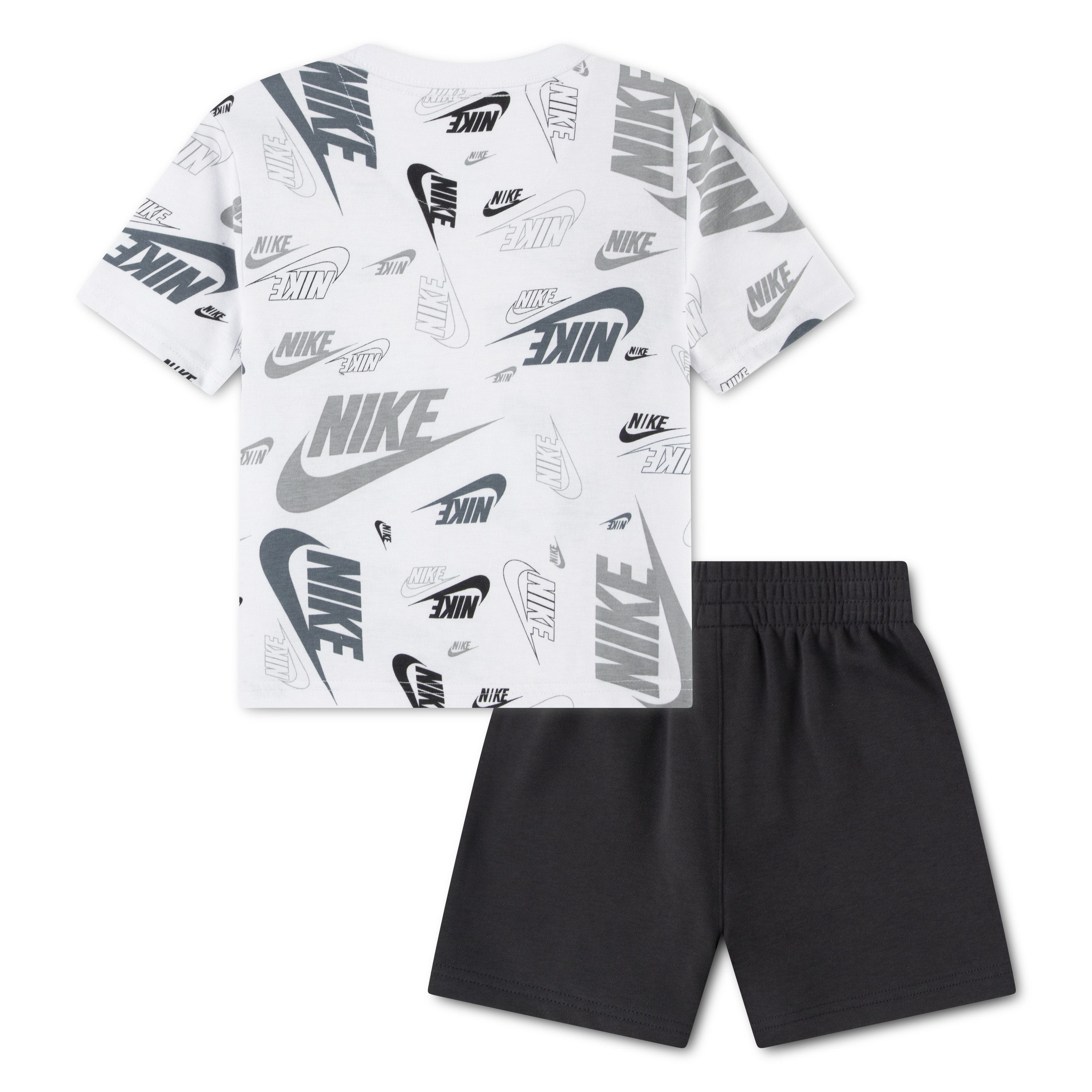 Nike Sportswear T-Shirt & Shorts NKN N NSW AOP LT WT FT SHORT S (2-tlg) 2-teiliges Set aus T-Shirt und Shorts, für Babys