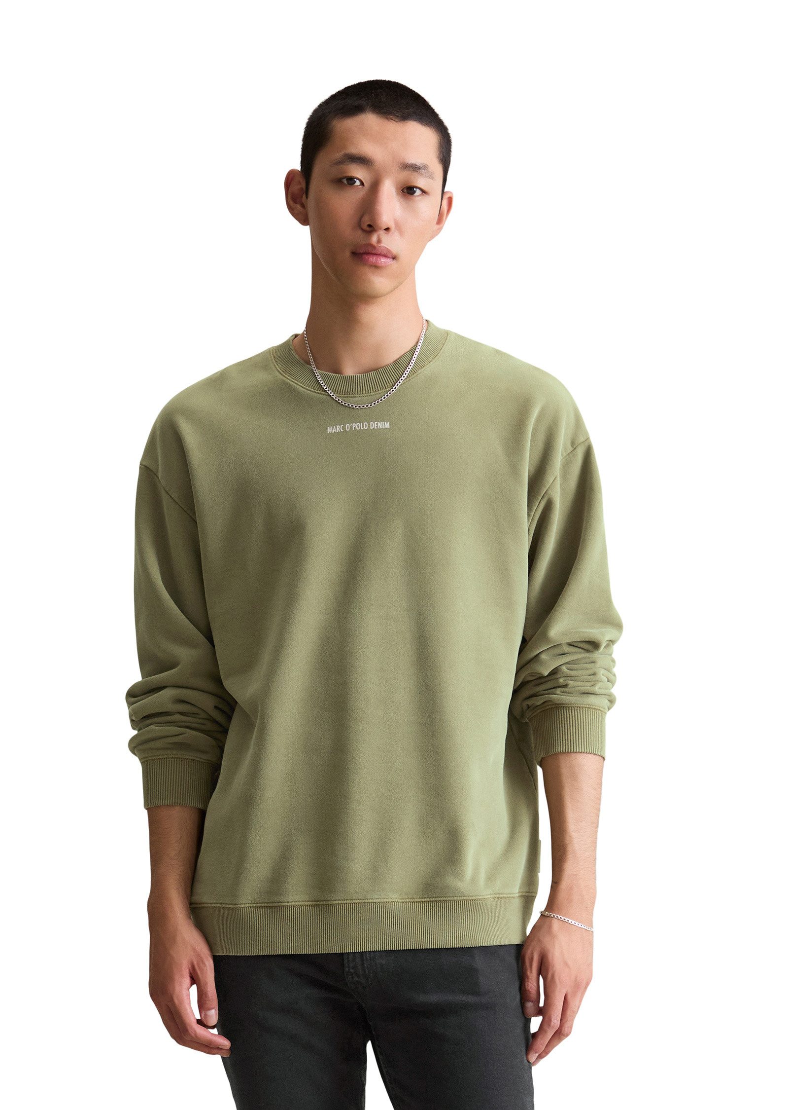 Sweatshirt aus soft-touch Bio-Baumwolle