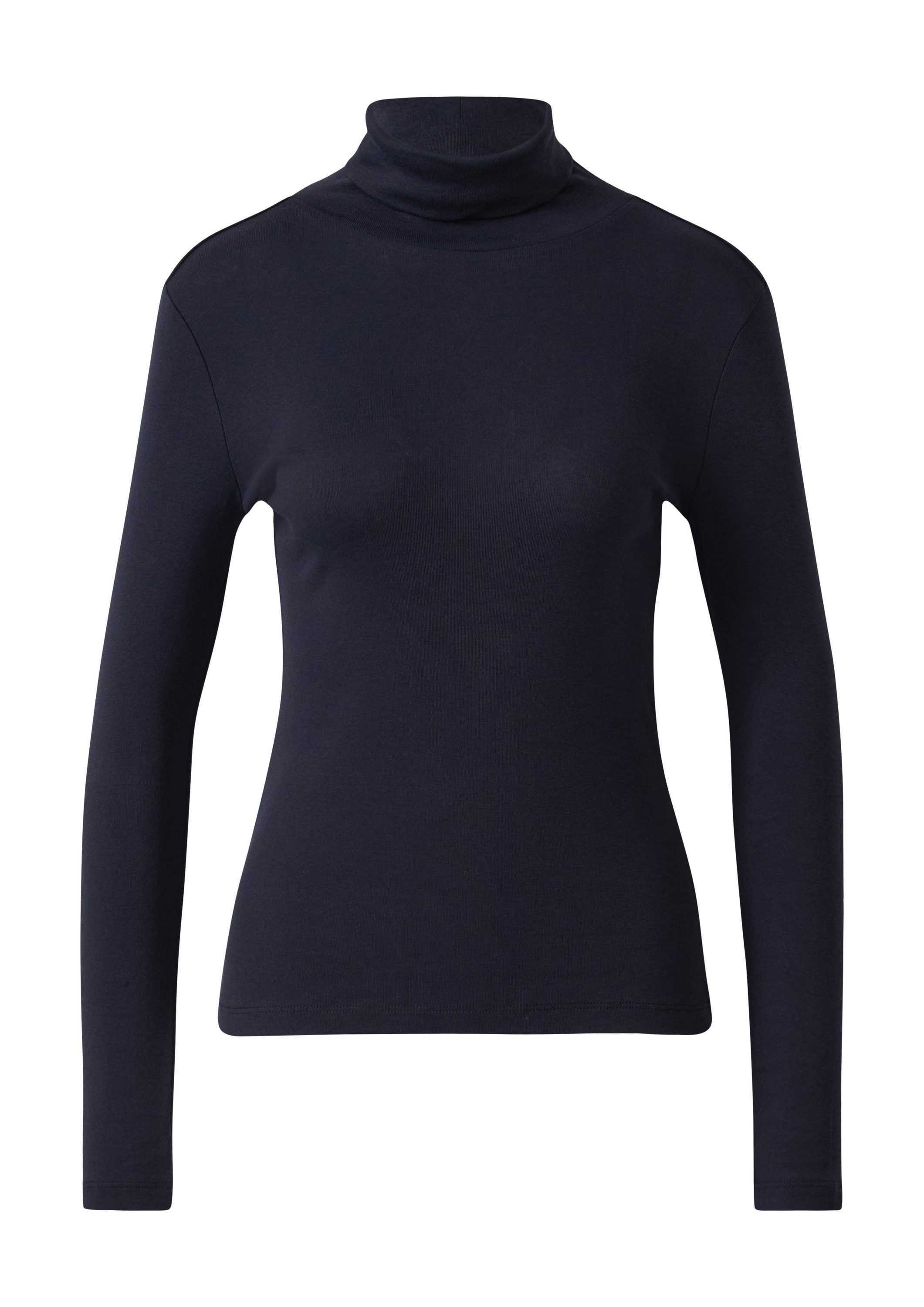 s.Oliver Langarmshirt T-Shirt Longsleeve im Slim Fit mit Rollkragen günstig online kaufen