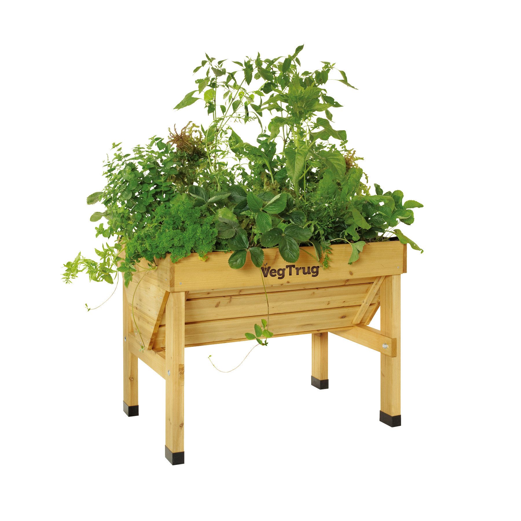 VegTrug Hochbeet VegTrug® Klassik - hohwertiges Zedernholz, ergonomische V-Form - 210 L Fassungsvermögen