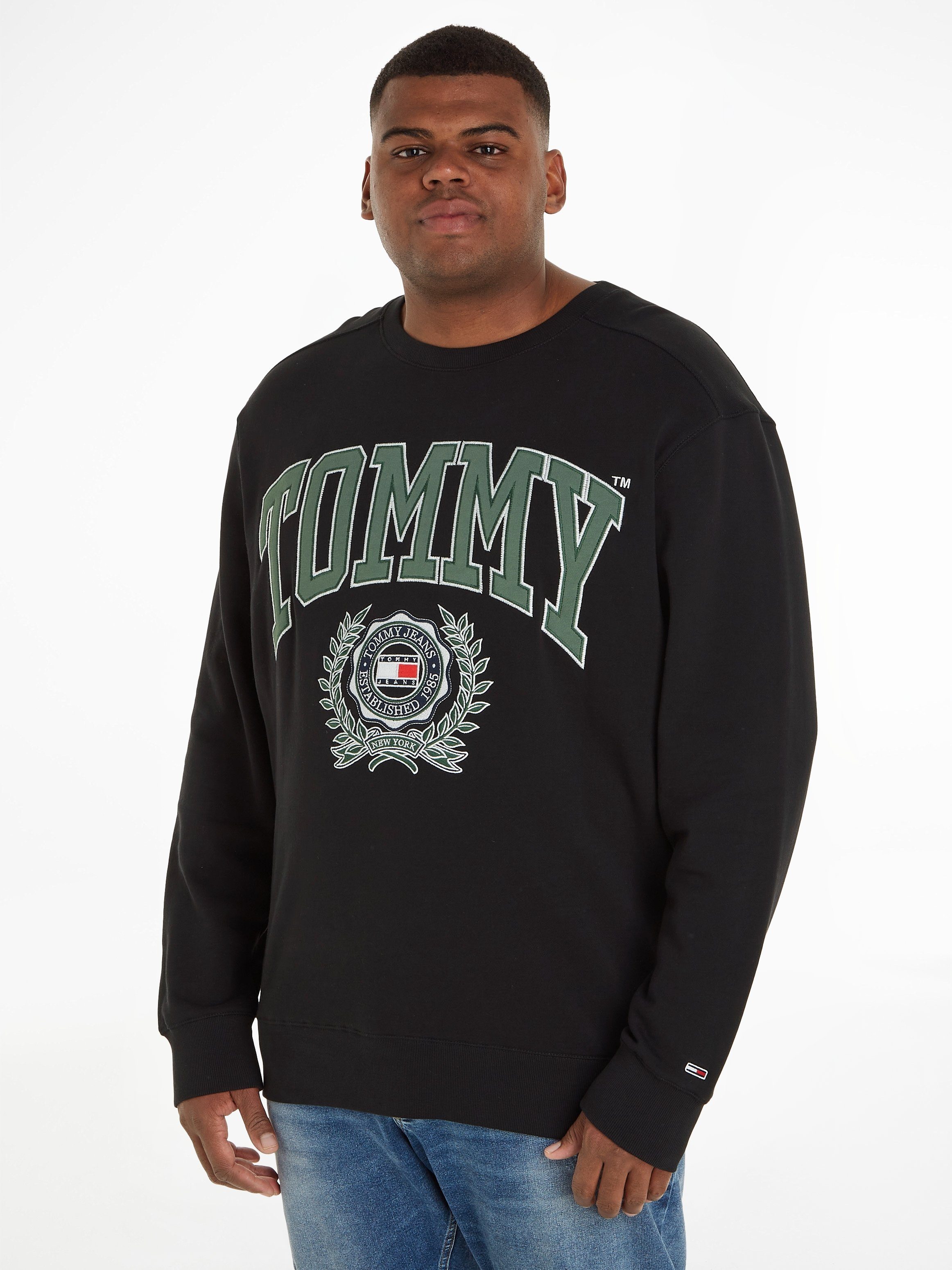 Tommy Jeans Plus Sweatshirt TJM PLUS COLLEGE GRAPHIC CREW