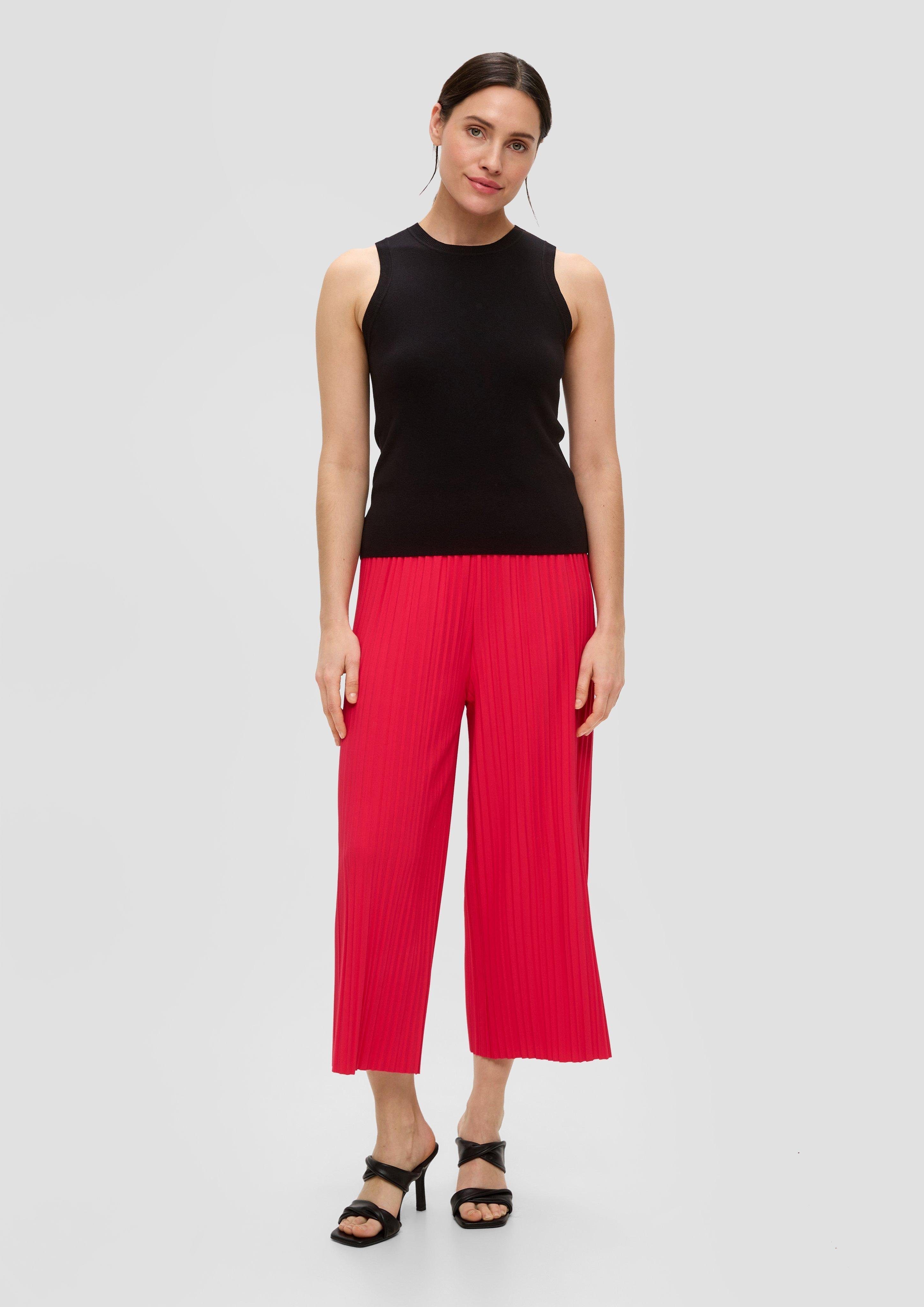 s.Oliver BLACK LABEL 7/8-Hose Culotte mit günstig online kaufen