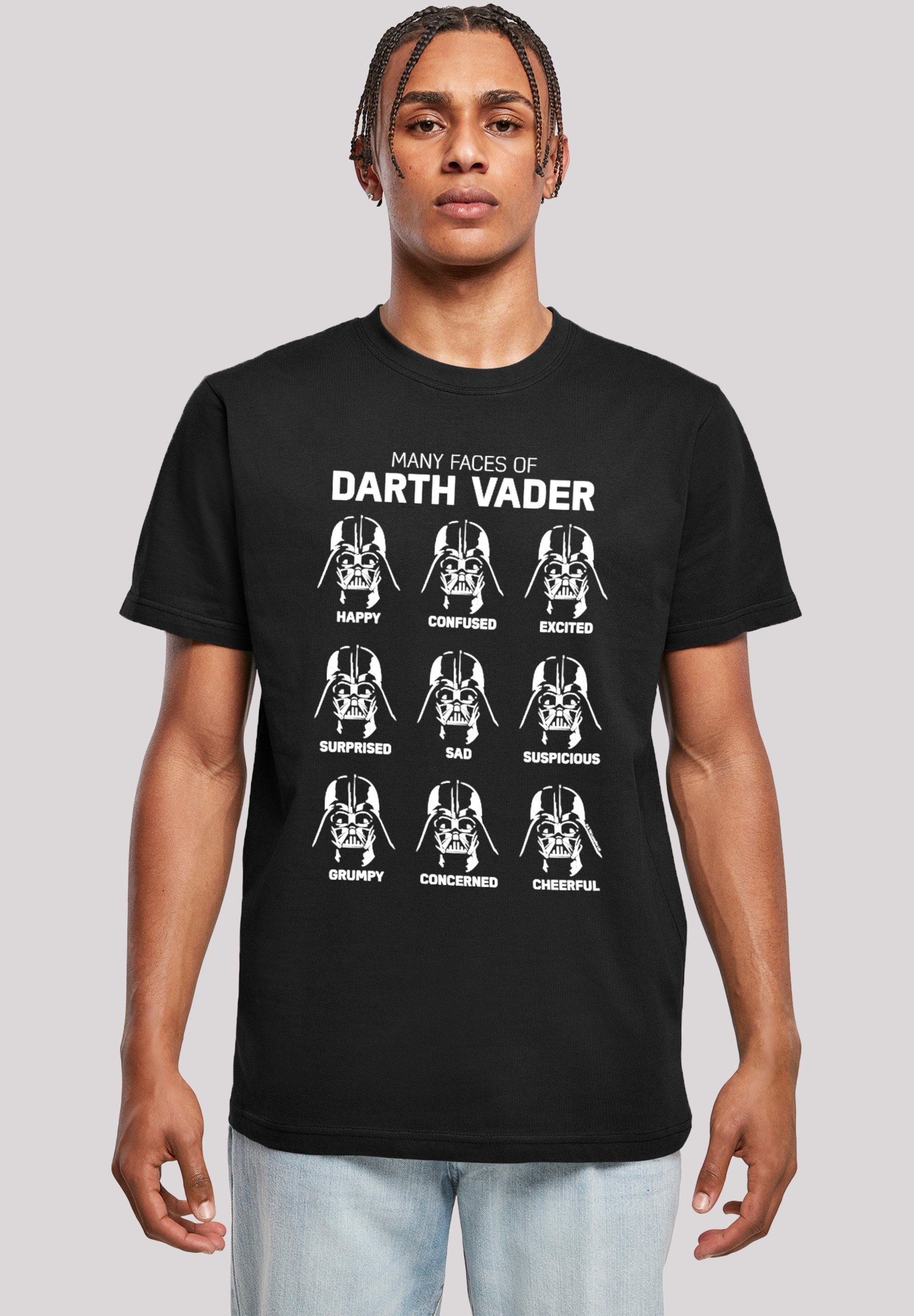 F4NT4STIC T-Shirt Star Wars The Many s Of Darth Vader Print