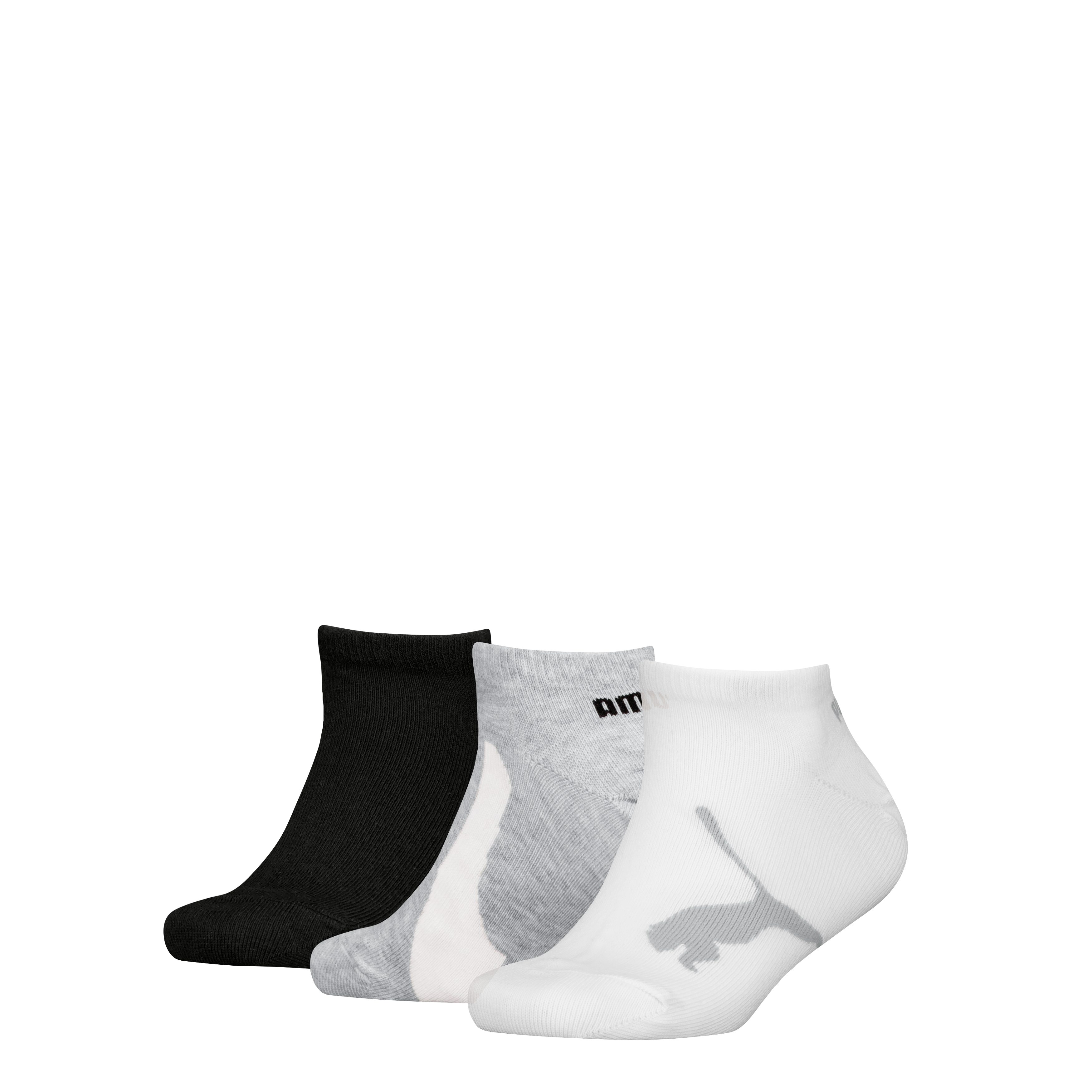 PUMA Sneakersocken PUMA KIDS BWT SNEAKER 3P (3 Paar) Flache Zehennähte, Logo