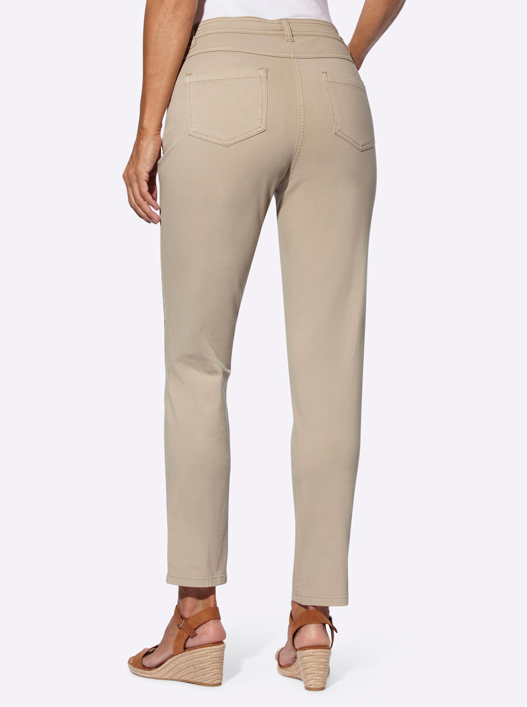 Sieh an! Bequeme Jeans Jeans leicht vertieft