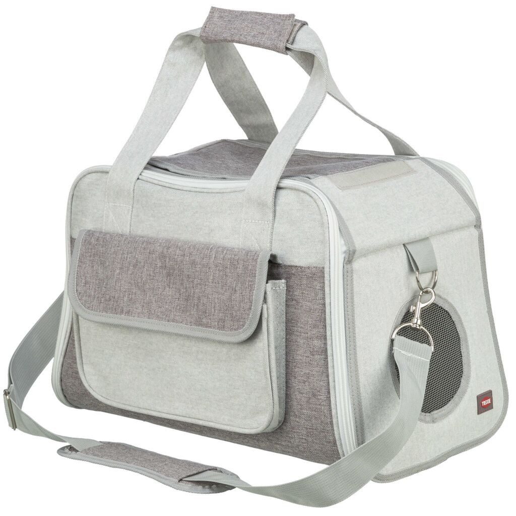 TRIXIE Tiertransporttasche Tasche Libby - grau - 25 × 27 × 42 cm