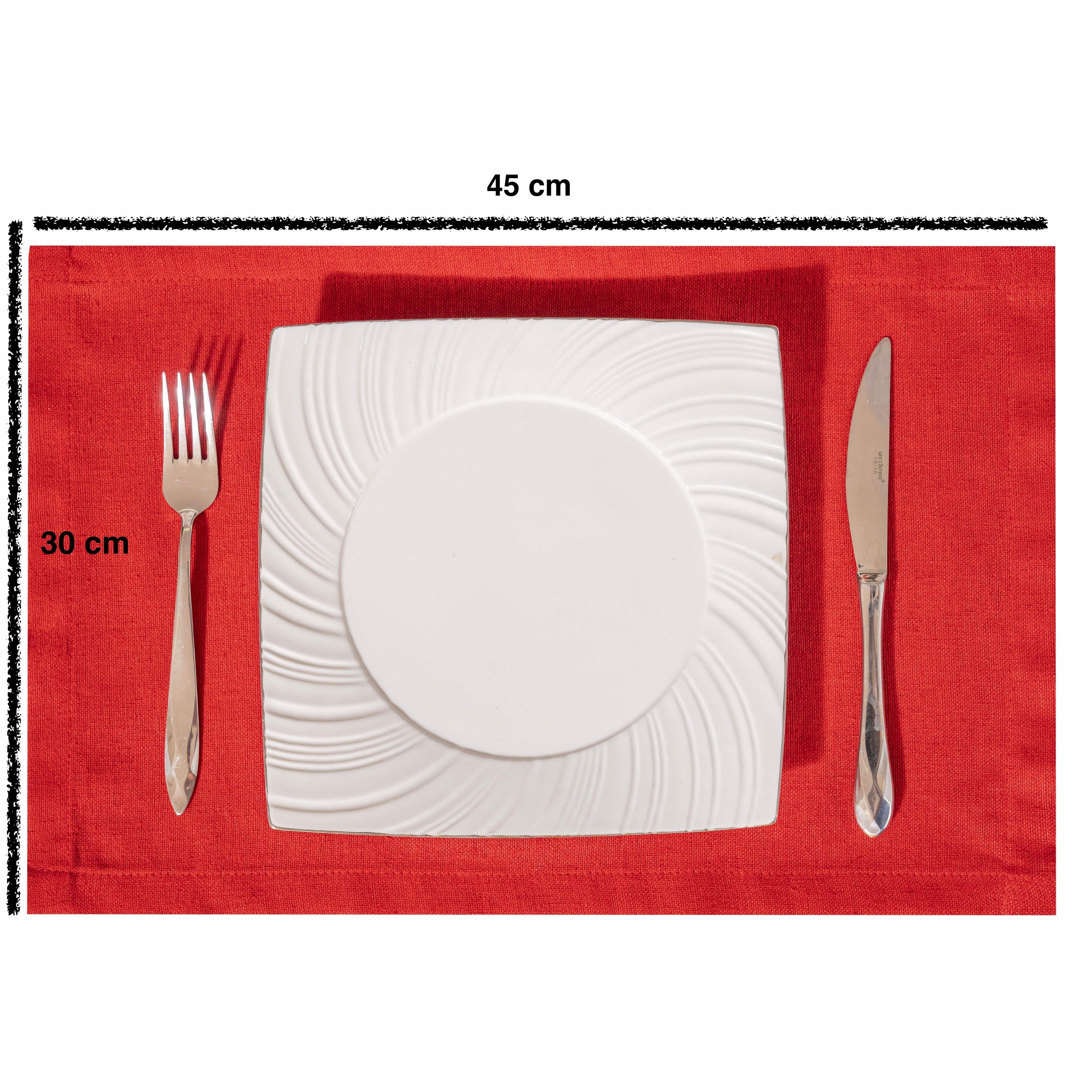 Hxezoc Weihnachtliche Platzsets – 4 Stück, 30x45 Cm, Aus Polyester, Mit Schneemann-Motiv