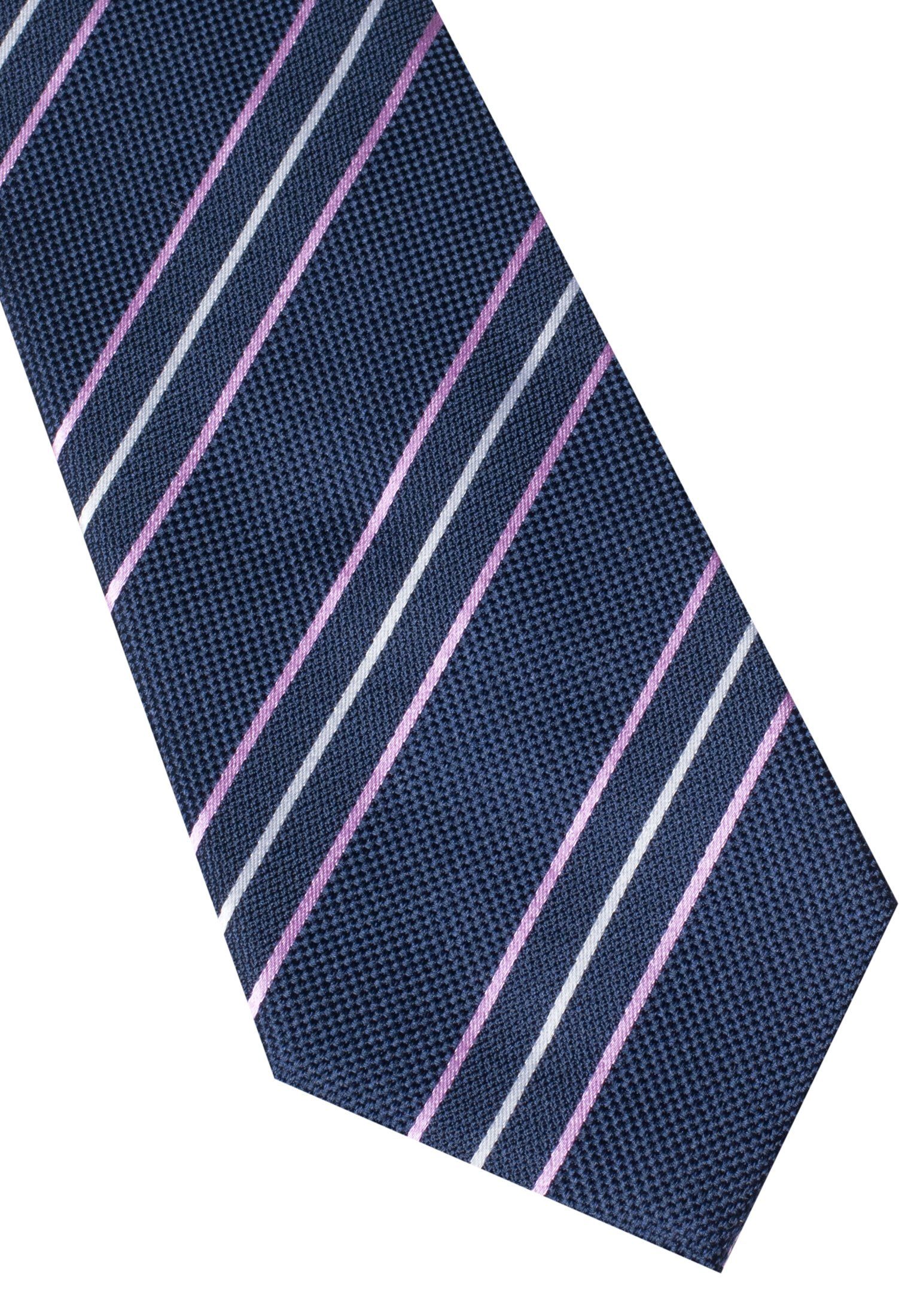 Eterna Krawatte navy/rosa | Breite Krawatten