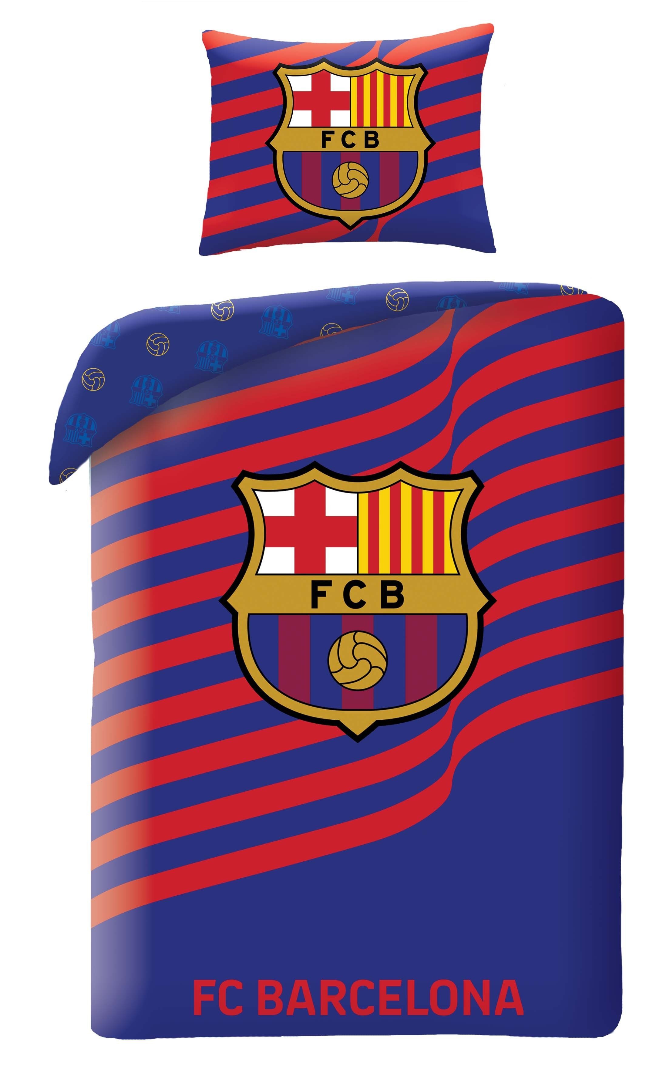 FC Barcelona Bettwäsche FC Barcelona Fußball Bettwäsche 140 x 200 cm