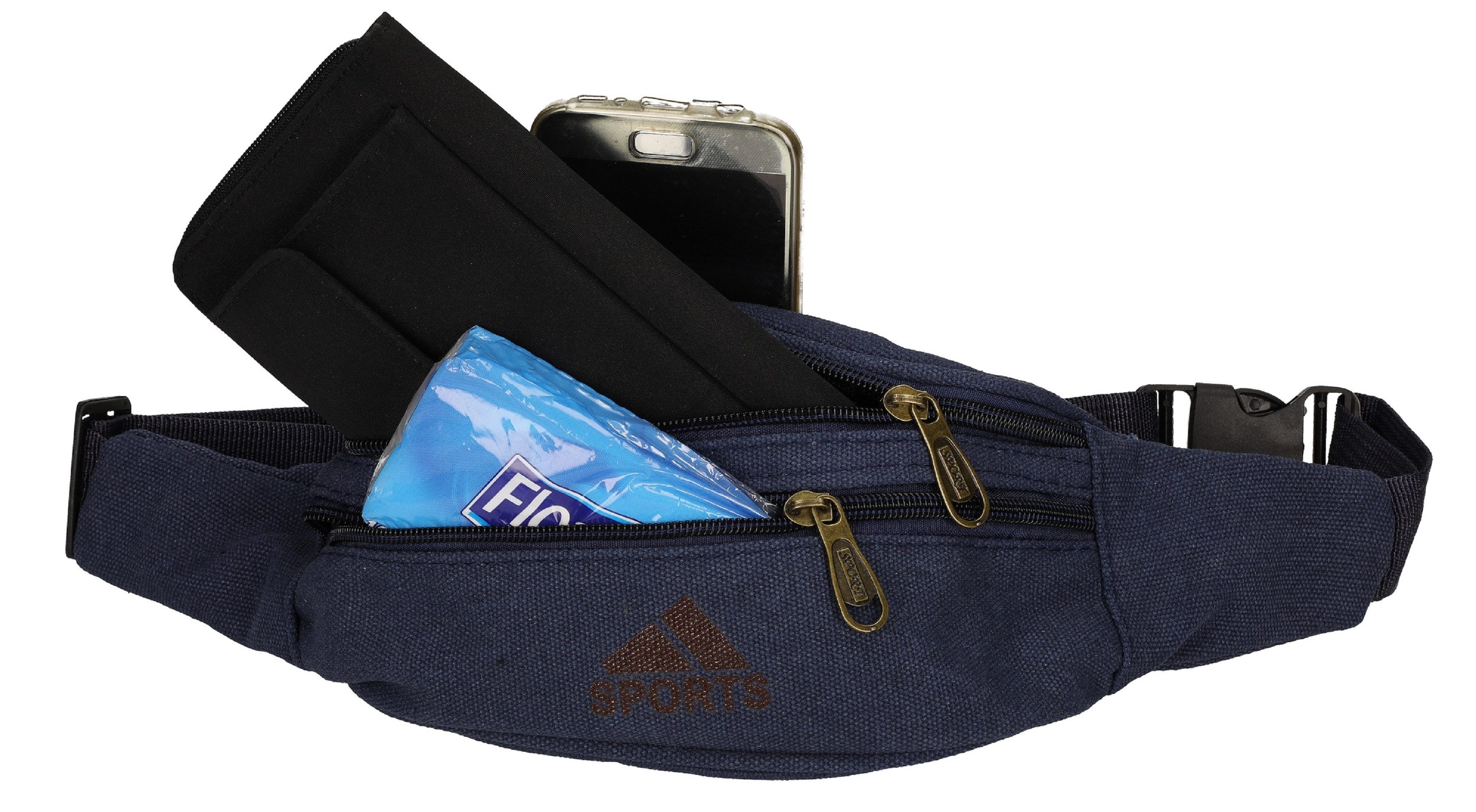 Betz Bauchtasche Bauchtasche Sports aus Canvas Gürteltasche Doggy Bag (1 Stück, 1-tlg., 1 Tasche), verstellbarer Riemen
