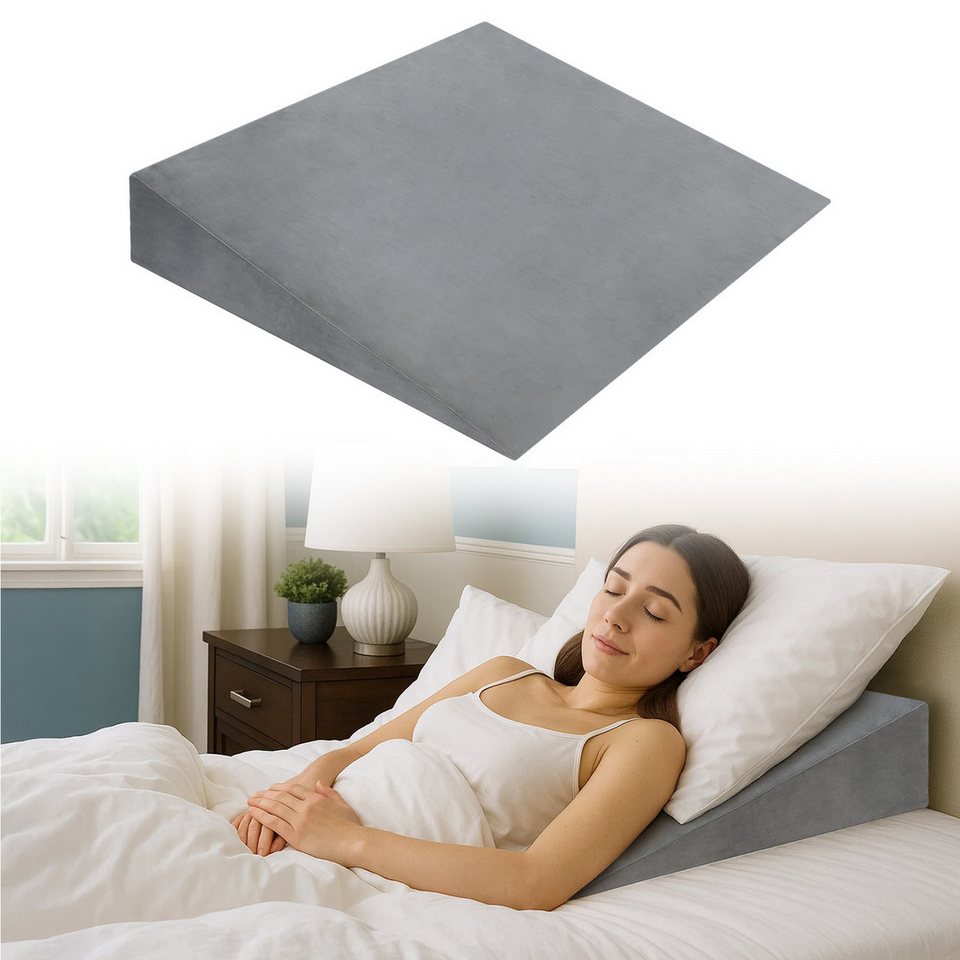 Youyijia Anti-Schnarch Kissen Ergonomisches Matratzenkeilkissen – 2-Zonen Komfort für Rücken