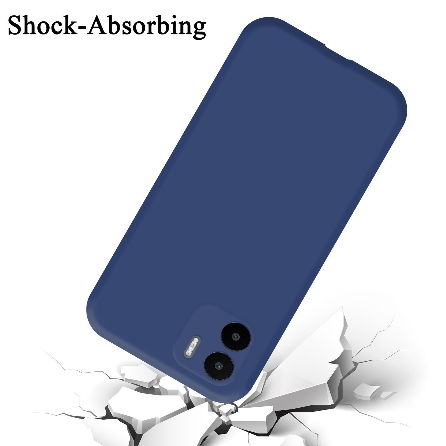 Cadorabo Handyhülle für Hülle Xiaomi RedMi A1, Flexible Hülle TPU Silikon Schutzhülle Back Cover Case